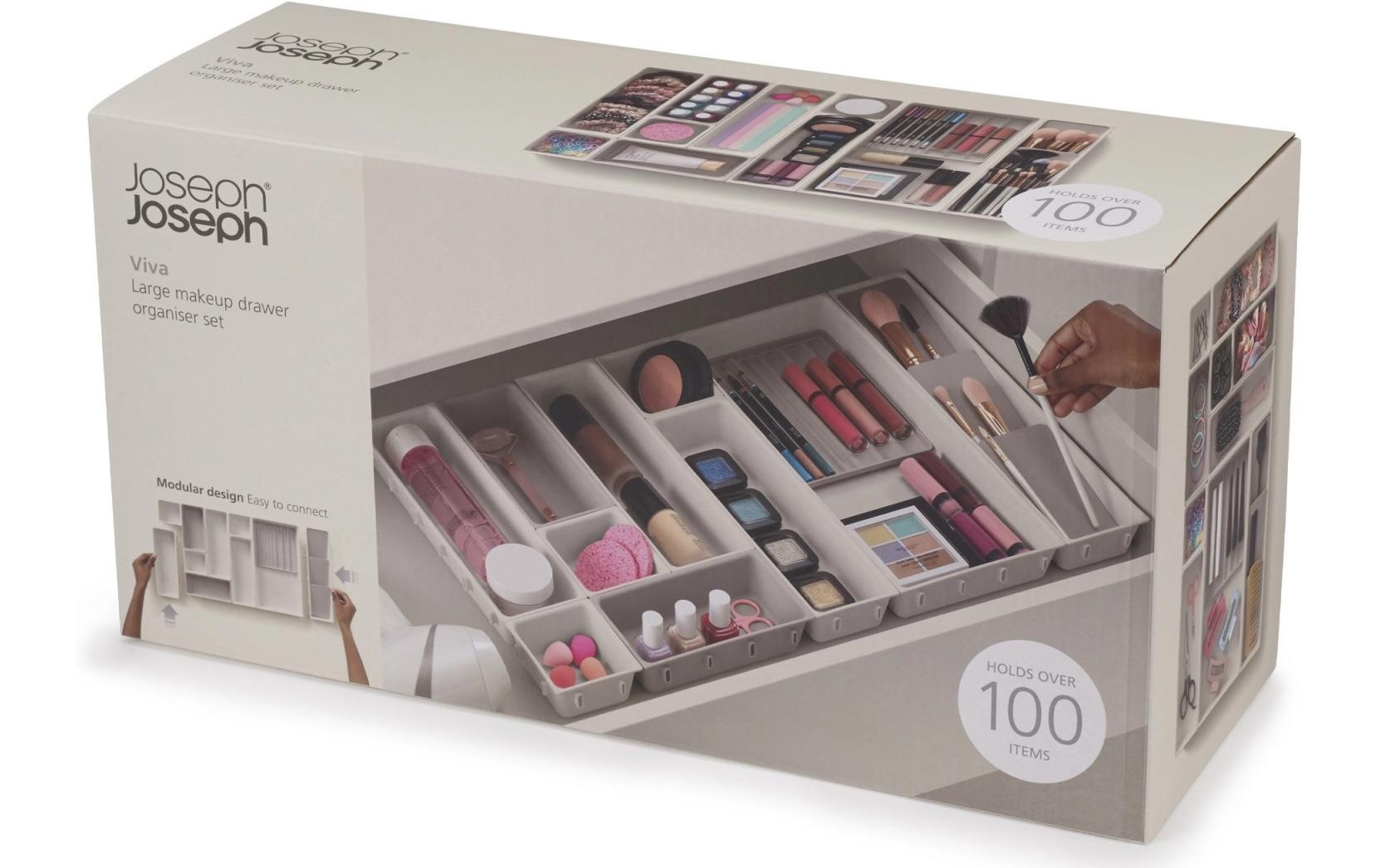 Joseph Joseph Make-Up Organizer »Viva« 12-teilig, Make-up-Organizer, Schubladenaufbewahrung, Modularsystem