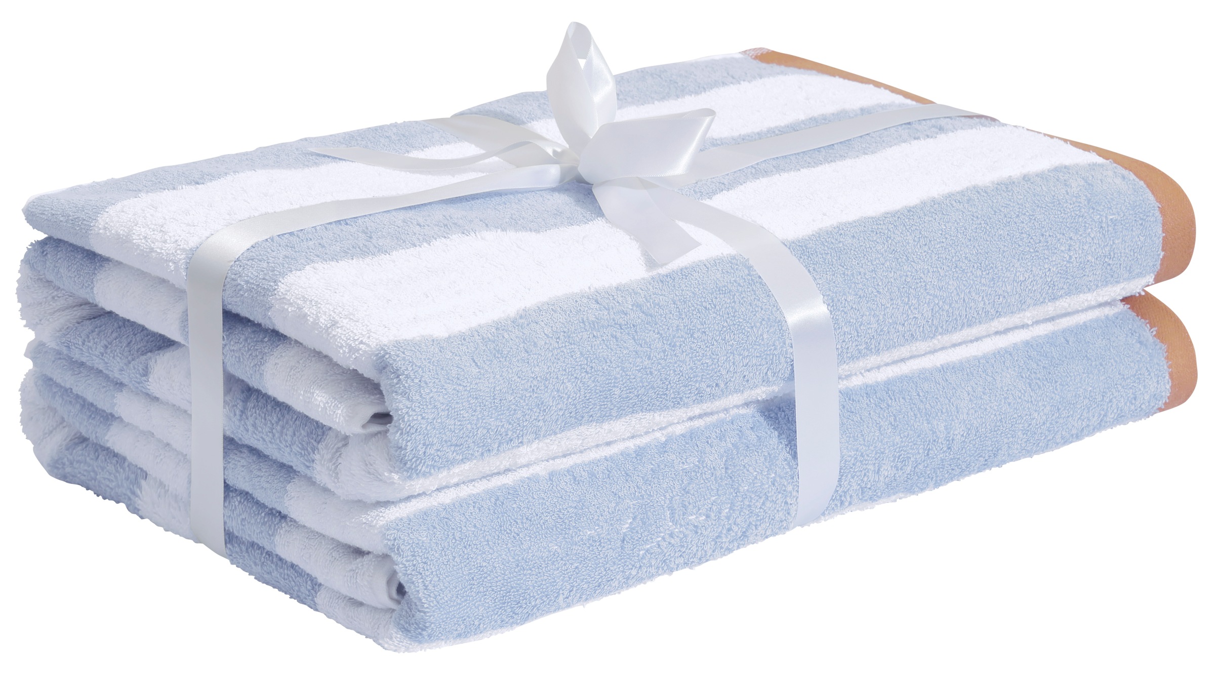 GOODproduct Strandtuch "Elenna, 100% Baumwolle, flauschig und weich, 500 gr/m²" Strandtücher 90x180cm, Streifen, modern
