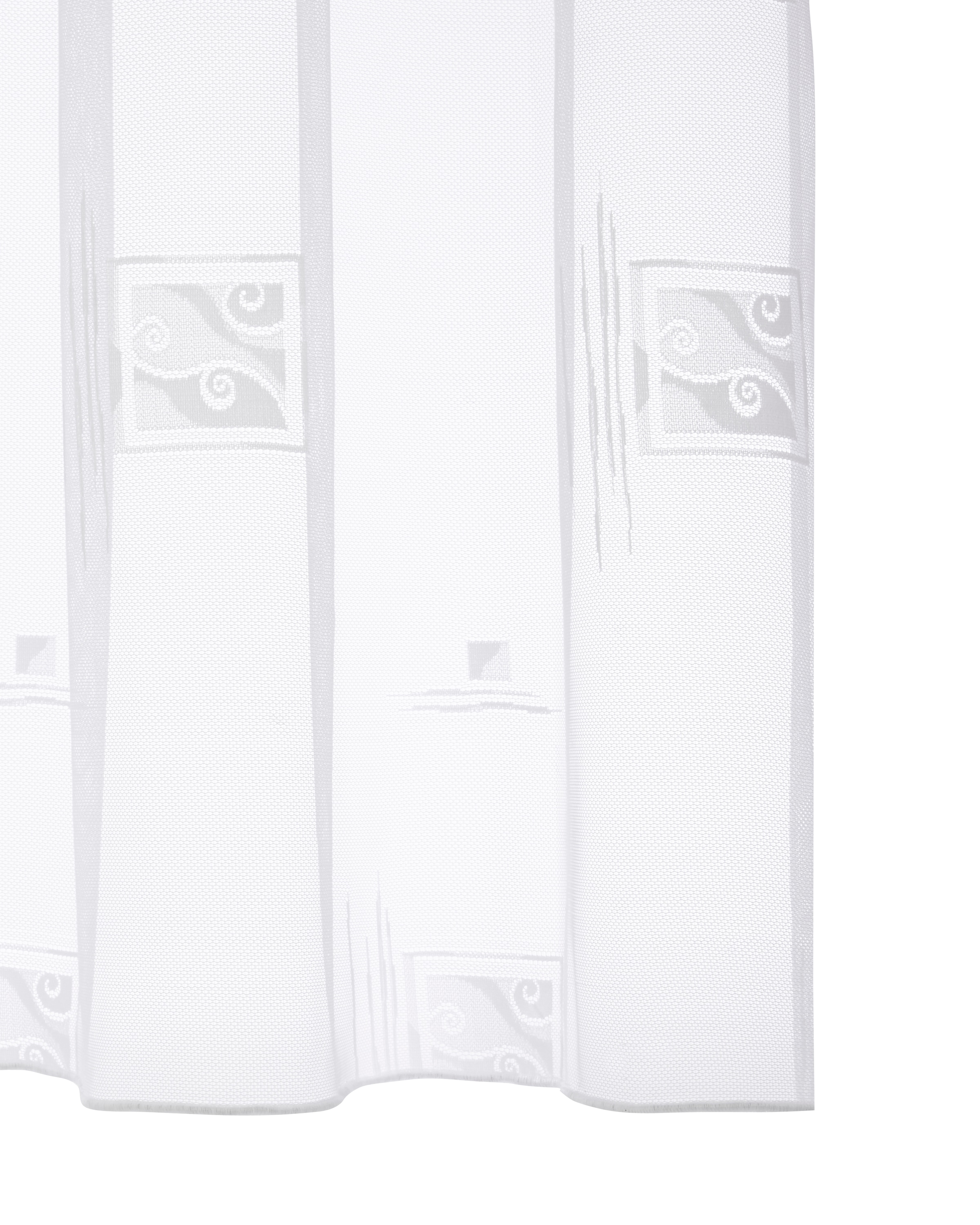 Weckbrodt Gardine »Alexa«, (1 St.), Jacquard, strukturiert,halbtransparent, Allover,Motiv, nach Mass, Store