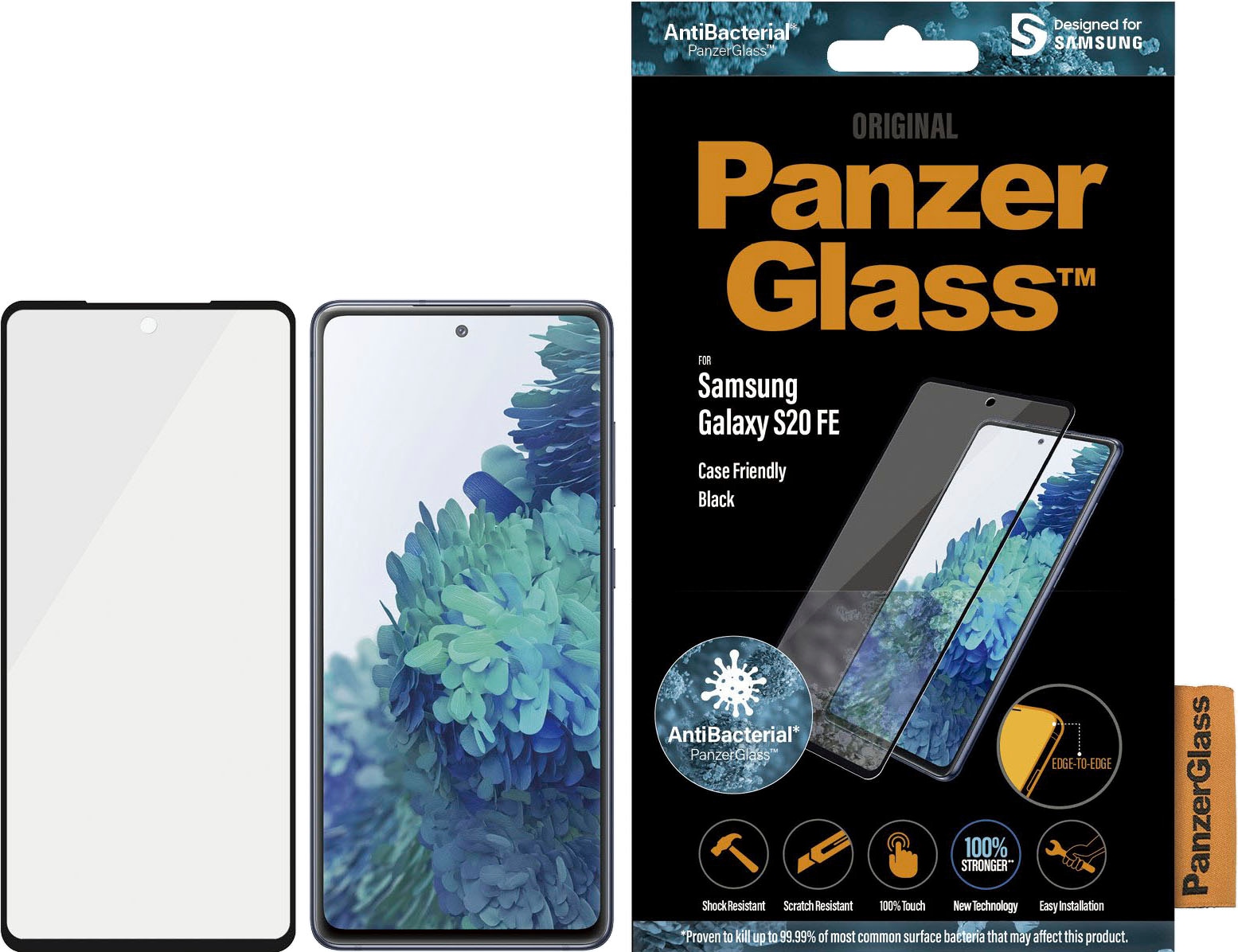 Image of PanzerGlass Displayschutzfolie »7243«, für Galaxy S20 FE bei Ackermann Versand Schweiz