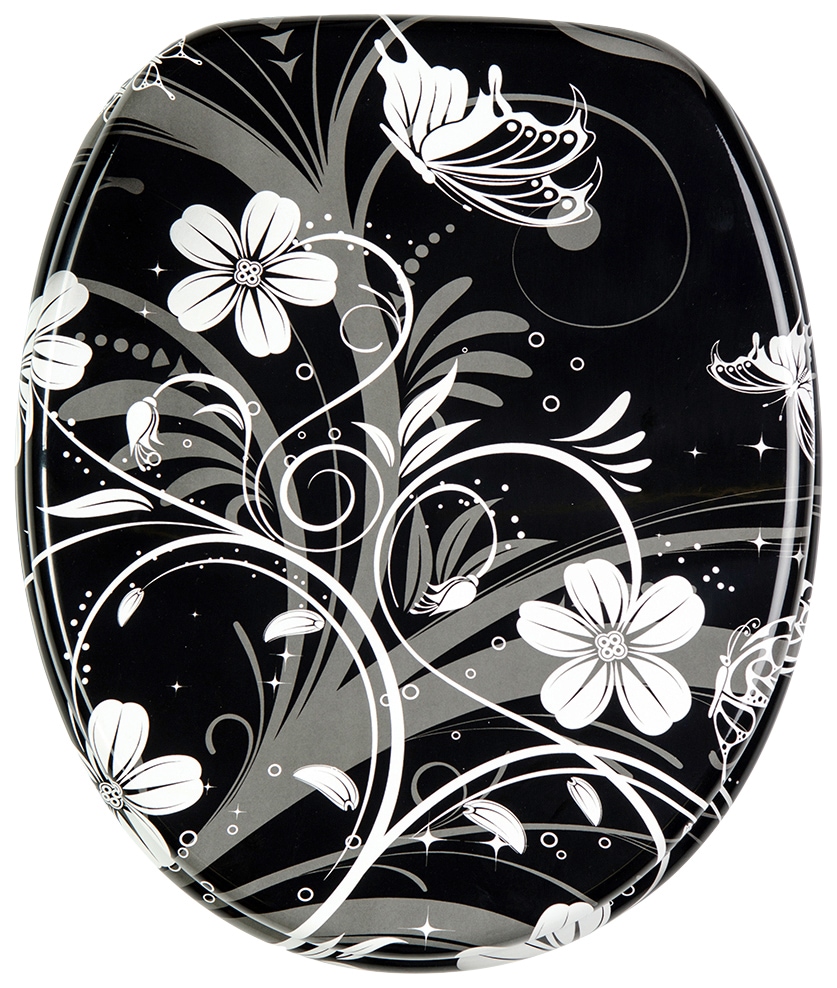 Image of Sanilo WC-Sitz "White Flower" mit Absenkautomatik