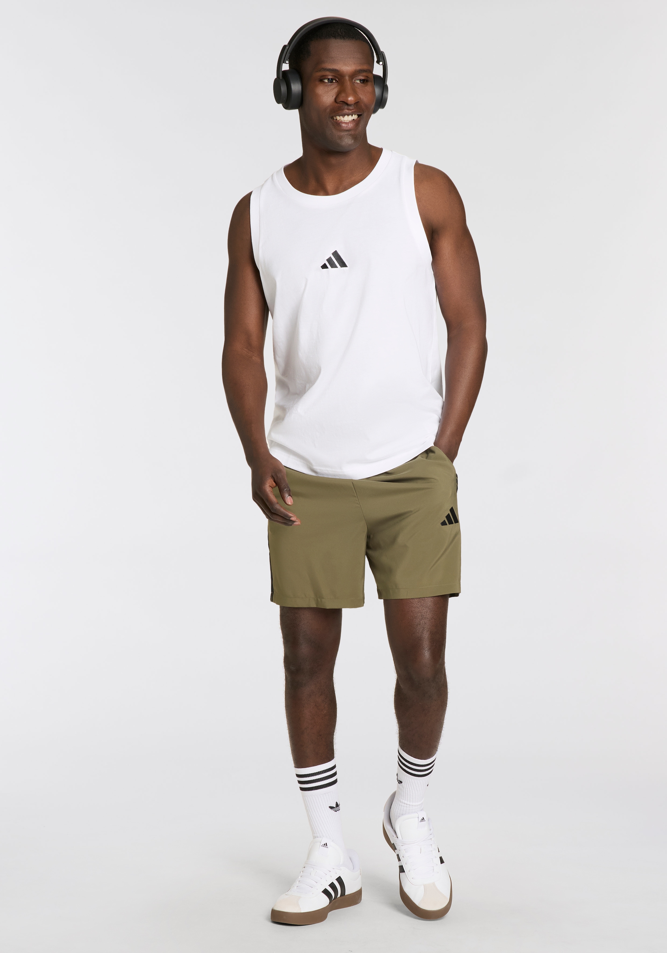 adidas Sportswear Débardeur »M SL TANK« col rond, sans fermeture, en coton