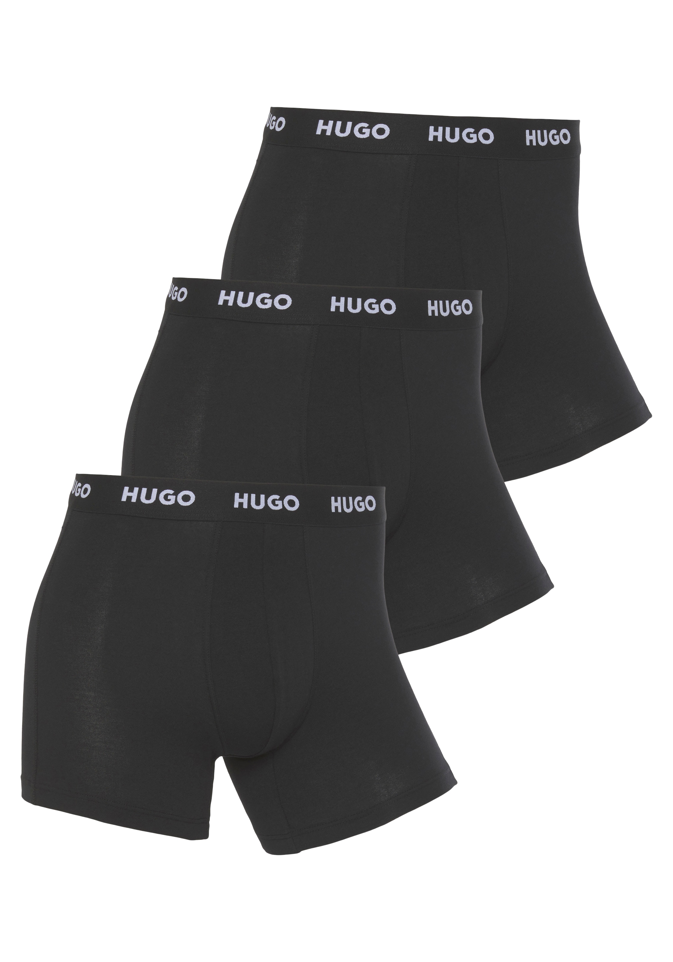 HUGO Underwear Boxer »BOXERBR TRIPLET PACK« 3 cuis mit HUGO Logo-Elastikbund