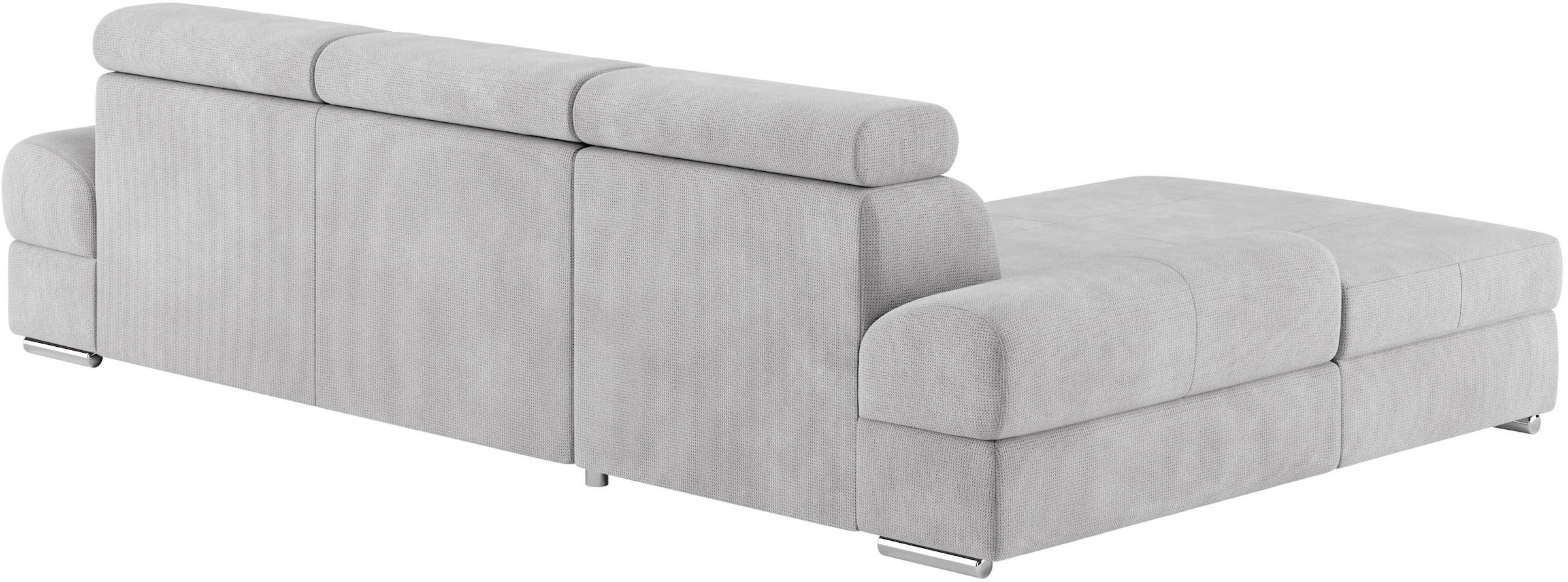 sit&more Ecksofa »Broadway L-Form«, inklusive Kopfteilverstellung, wahlweise mit Bettfunktion