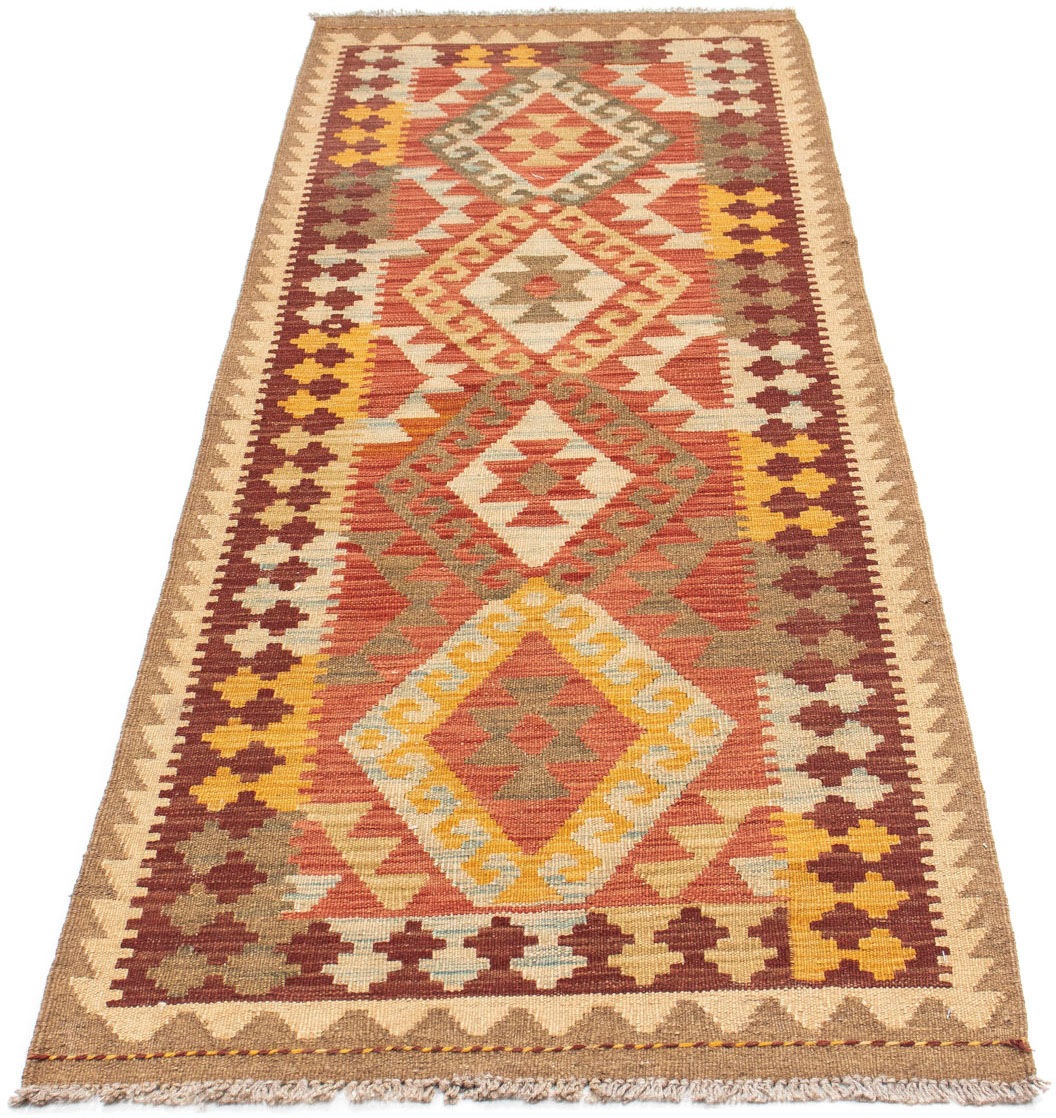 Image of morgenland Läufer »Kelim Medaillon Marrone chiaro 199 x 67 cm«, rechteckig, 0,4 mm Höhe, OrientOptik bei Ackermann Versand Schweiz