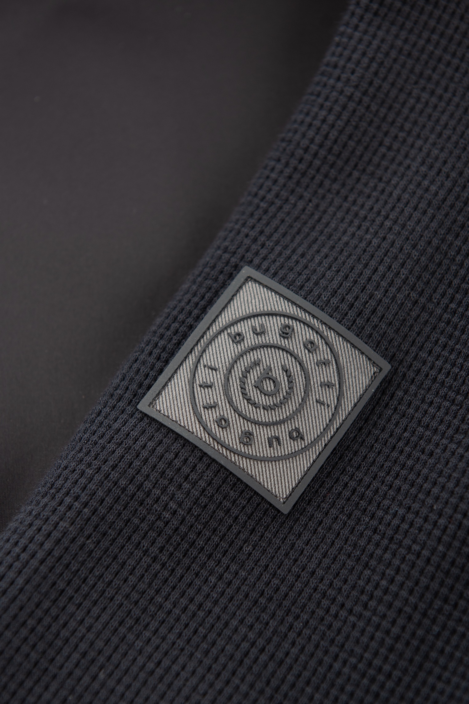 bugatti Sweatjacke, mit Reiskornstruktur
