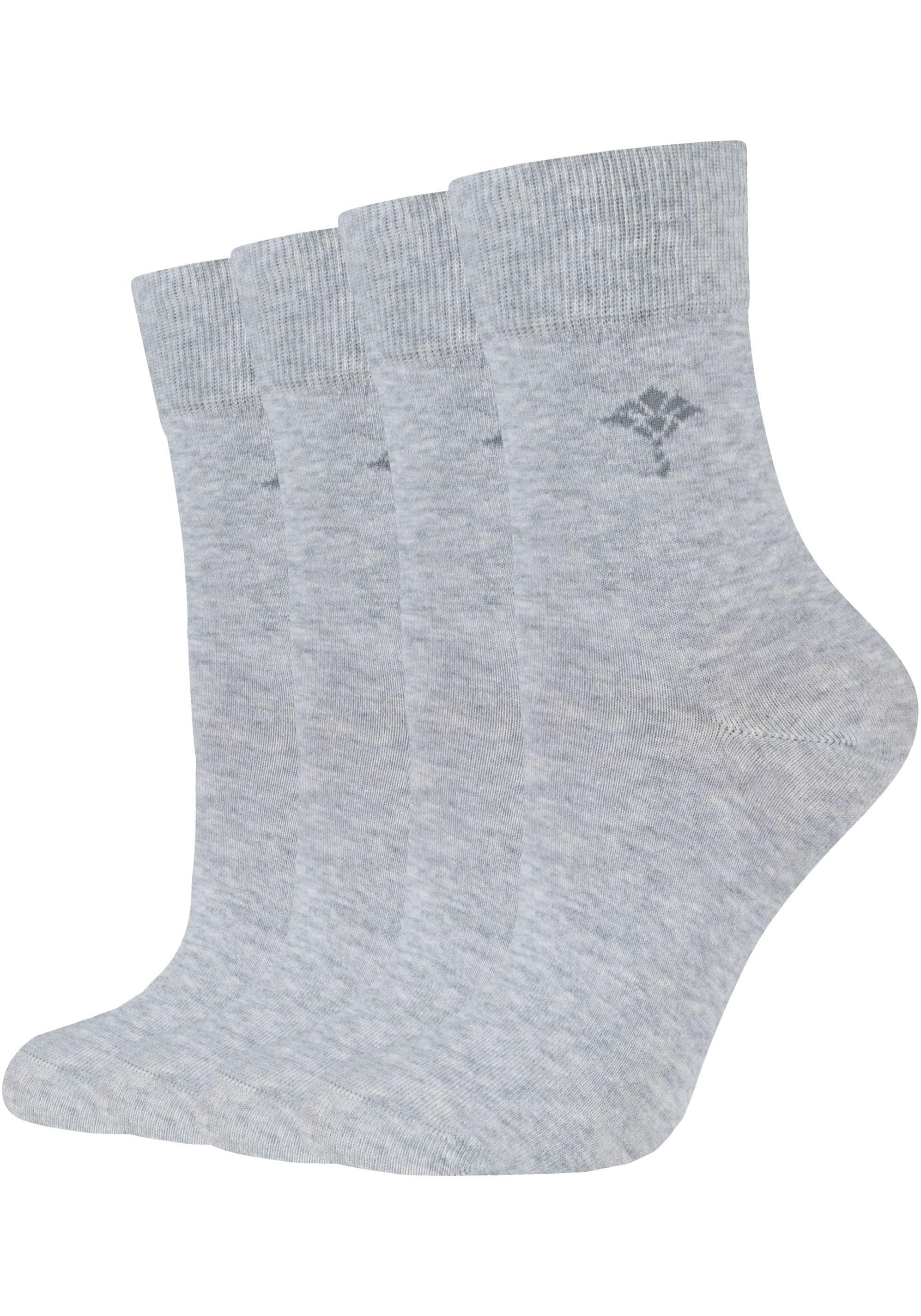 JOOP! Chaussettes »for your daily glam« 4 cuis tlg. mit Cornflower-Logo, Rippenbündchen