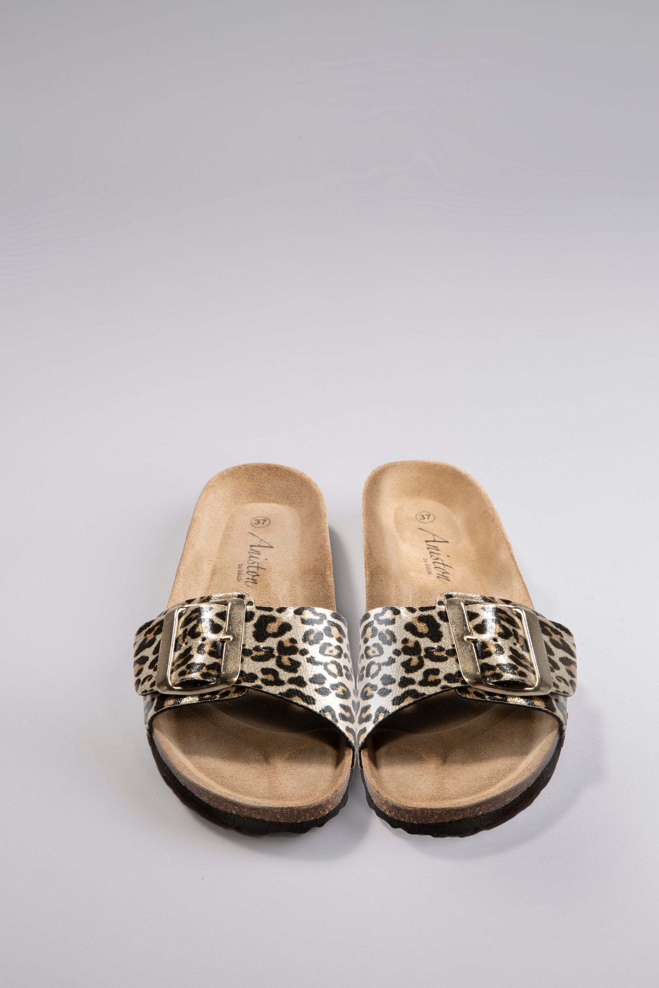 Image of Aniston SHOES Pantolette Strandschuh, Sommerschuh, Urlaubschuh, leo