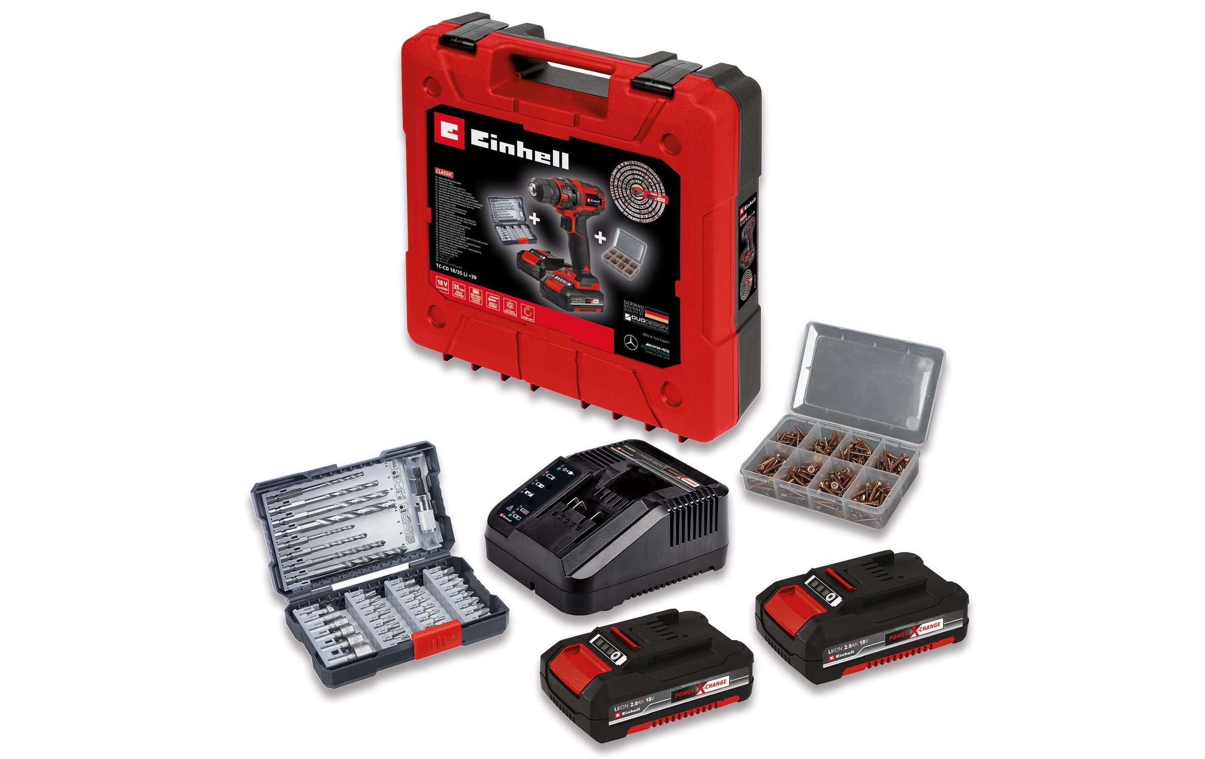 Einhell Akku-Bohrschrauber »TC-CD 18/35 Li 39 (2 x 2.0 Ah)«