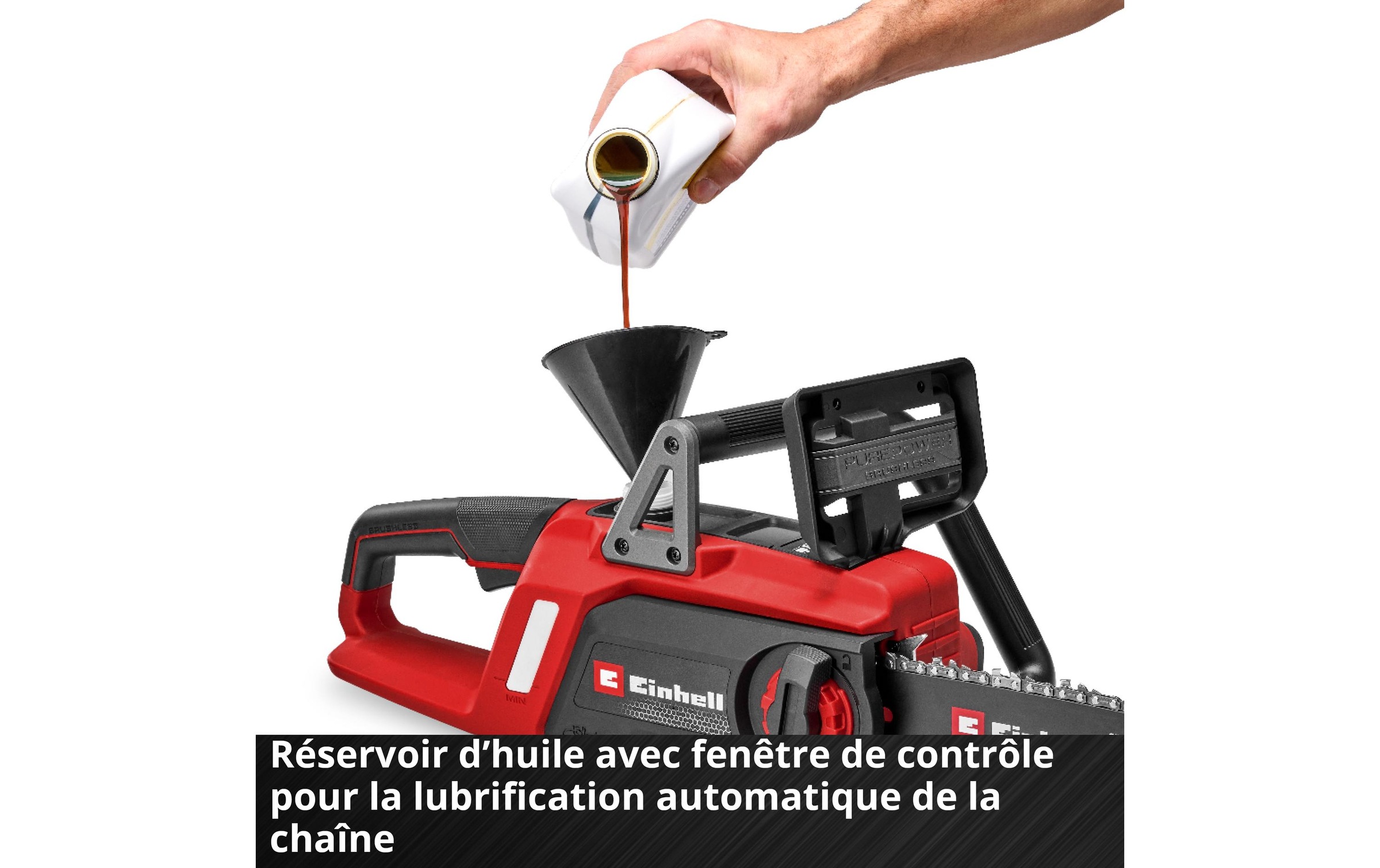 Einhell Akku-Kettensäge »Einhell GE-LC 18/25 Li BL-Solo Akku, bürstenlos, 25 cm«