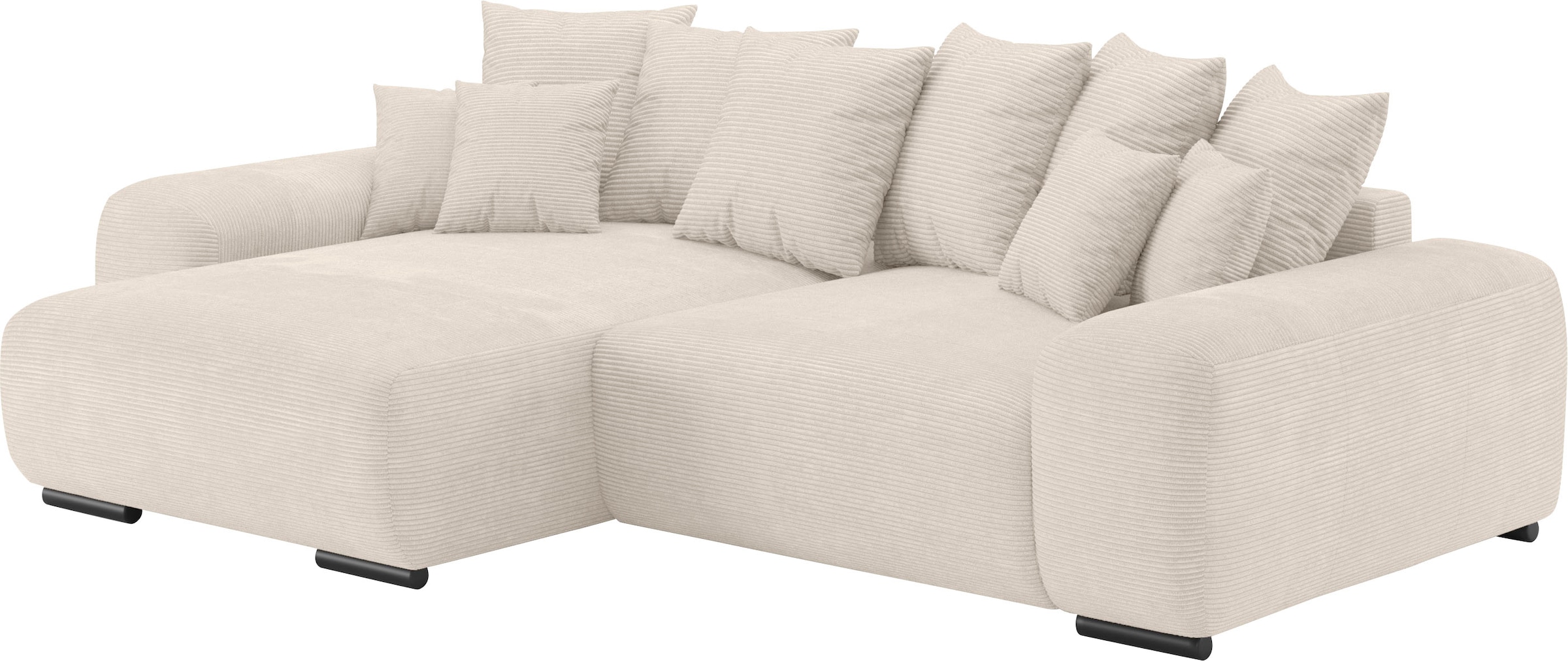 Mr. Couch Ecksofa »Sundance L-Form«, Dauerschläfer mit EasyBett-Schlaffunktion, Bettkasten