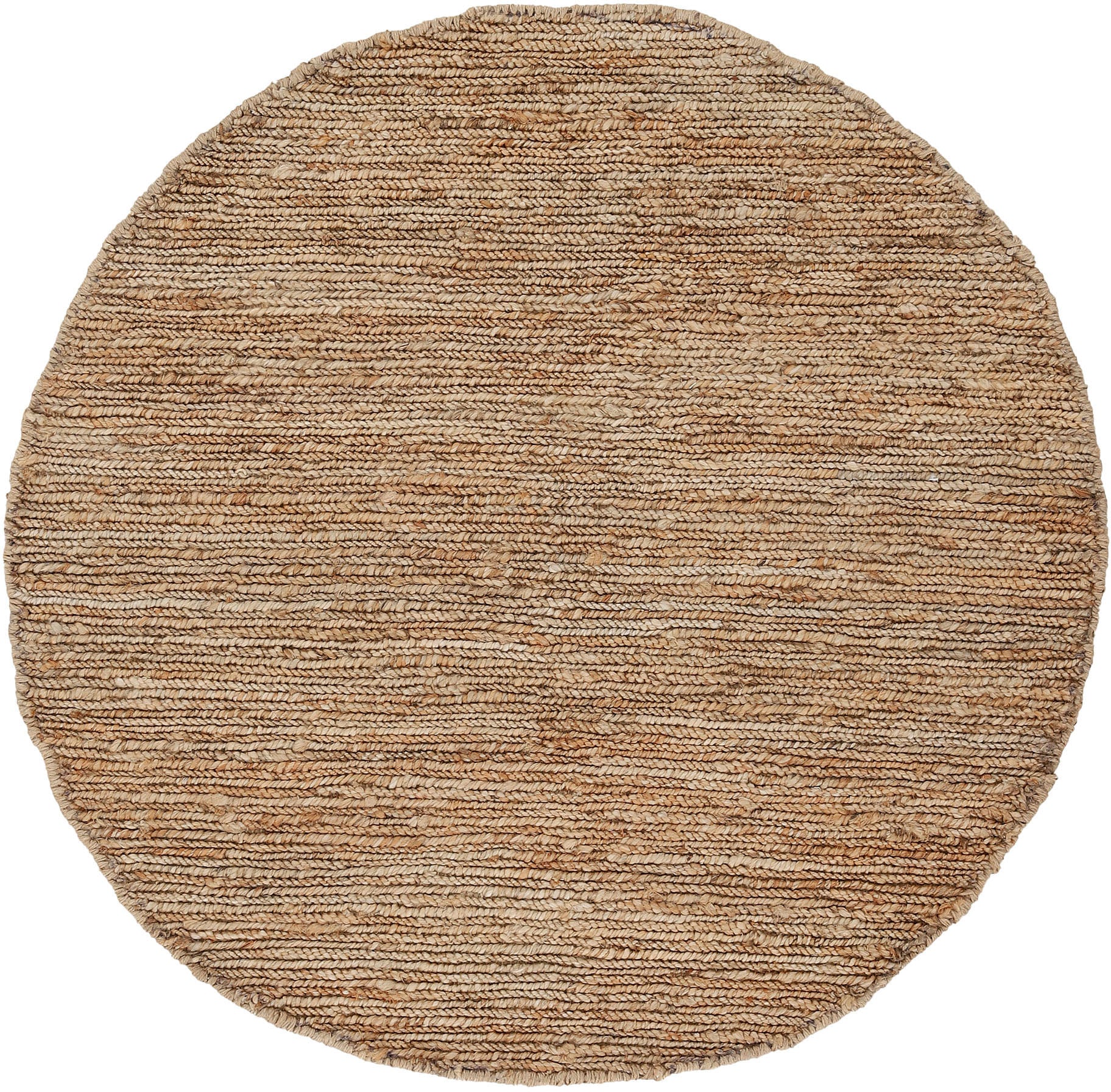 Image of carpetfine Teppich "Nala Juteteppich Naturfaser" rund 9 mm Höhe wendbar, aus 100% Jute, in vielen Grössen und Formen, quadratisch, rund