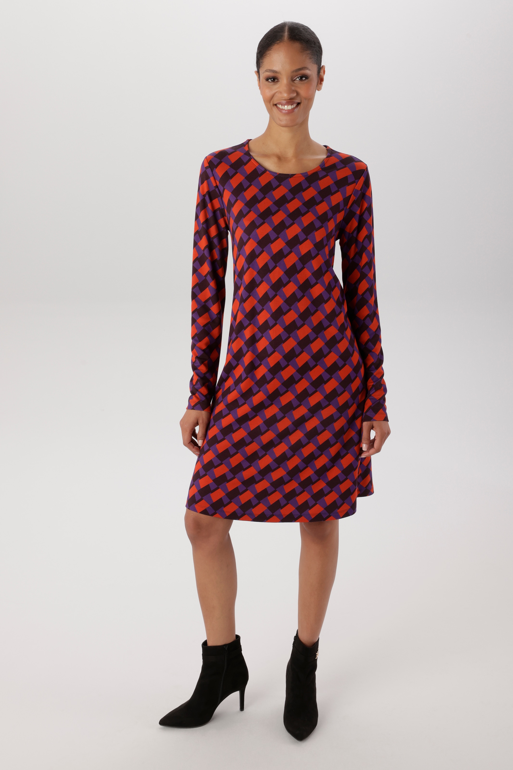Aniston SELECTED Robe en jersey en forme légère A-line - NOUVELLE COLLECTION