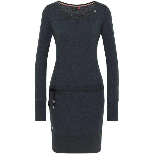 ♕ Ragwear Jerseykleid »ALEXA«, mit Kordelzug und kontrastigen Zierperlen- Besatz versandkostenfrei bestellen
