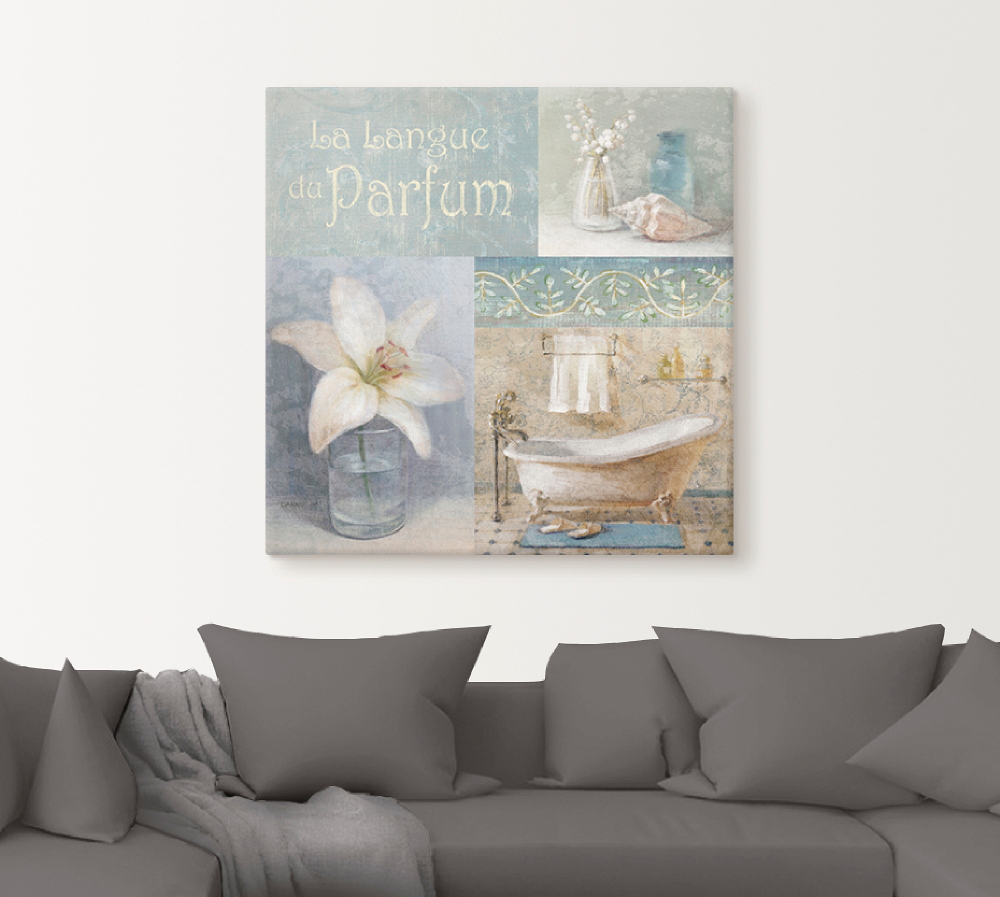 Artland Leinwandbild »Parfum I«, Arrangements, (1 St.), auf Keilrahmen gespannt