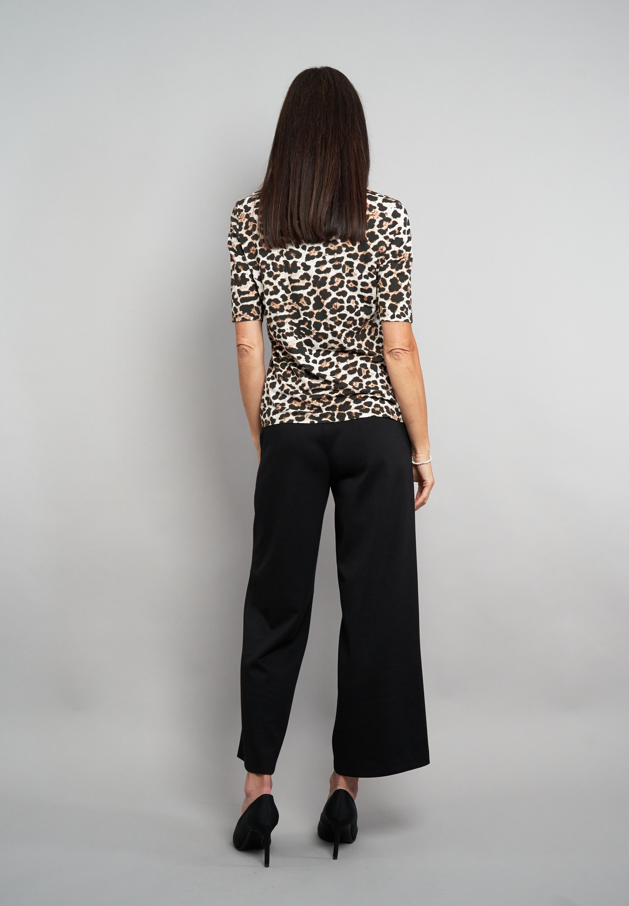 Seidel Moden Shirt à col rond »Exklusiv bei OTTO« mit Animal-Leo-Print, MADE IN GERMANY