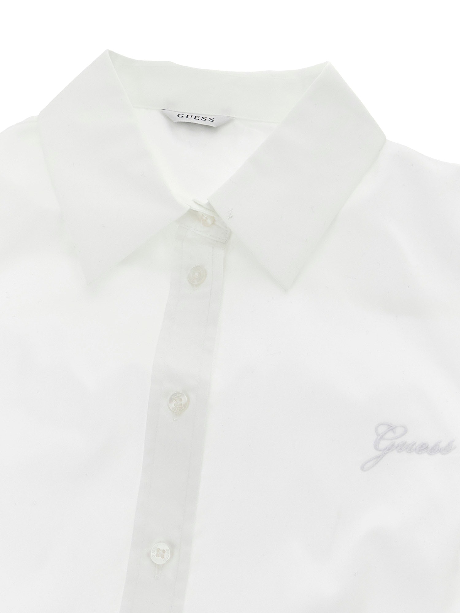 Guess Hemdbluse »NEW CATE SHIRT« mit Logostickerei, Slim Fit