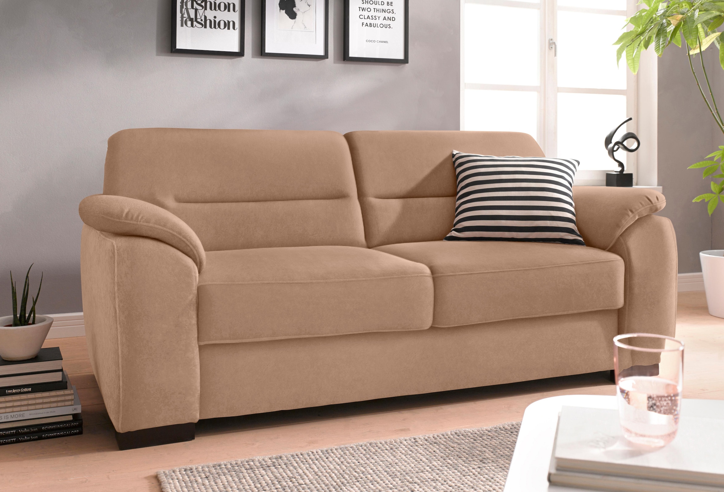 sit&more 3-Sitzer »Montego, B: 198 cm« mit Federkern
