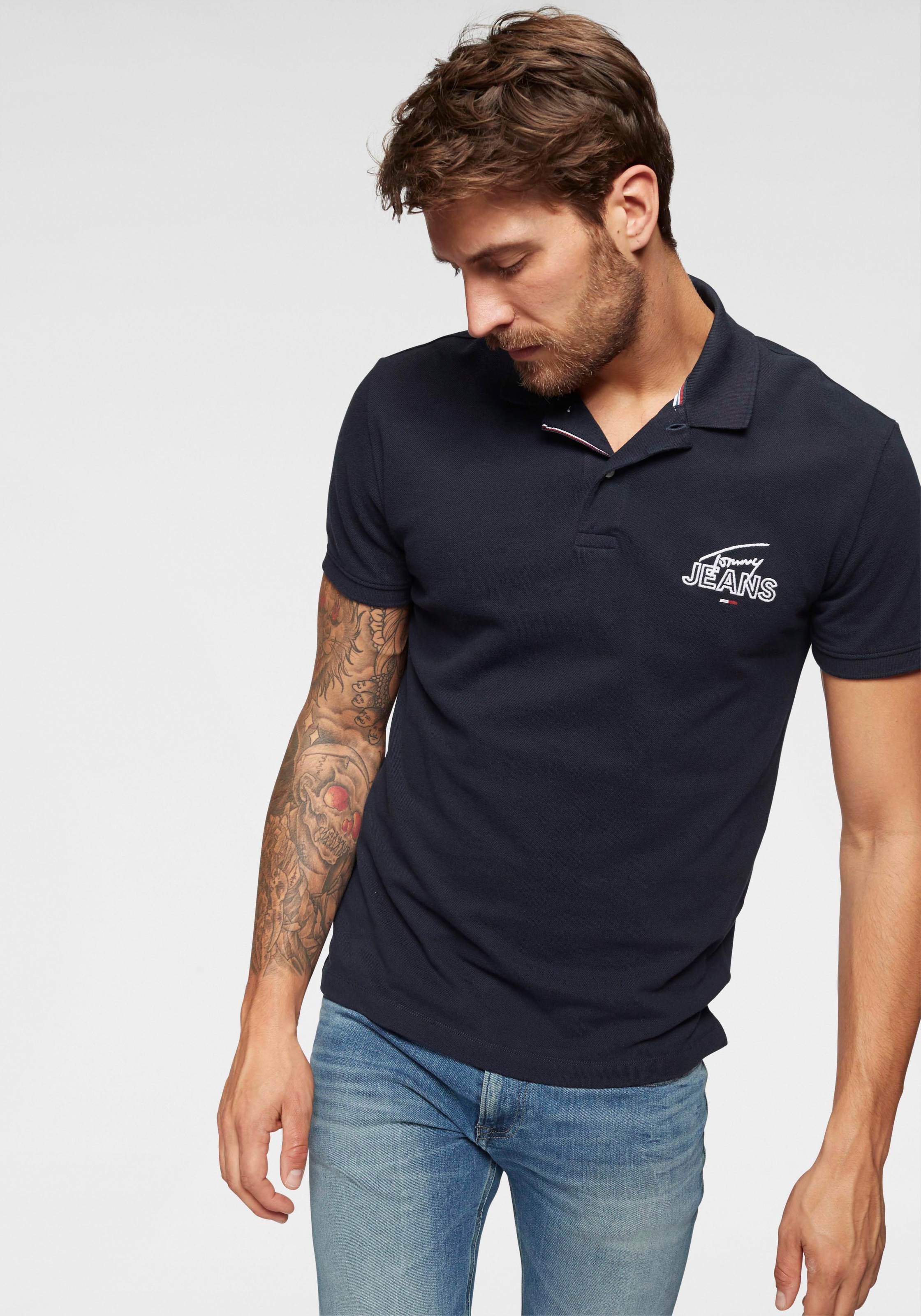 Image of Tommy Jeans Poloshirt »TJM SOLID GRAPHIC POLO« bei Ackermann Versand Schweiz