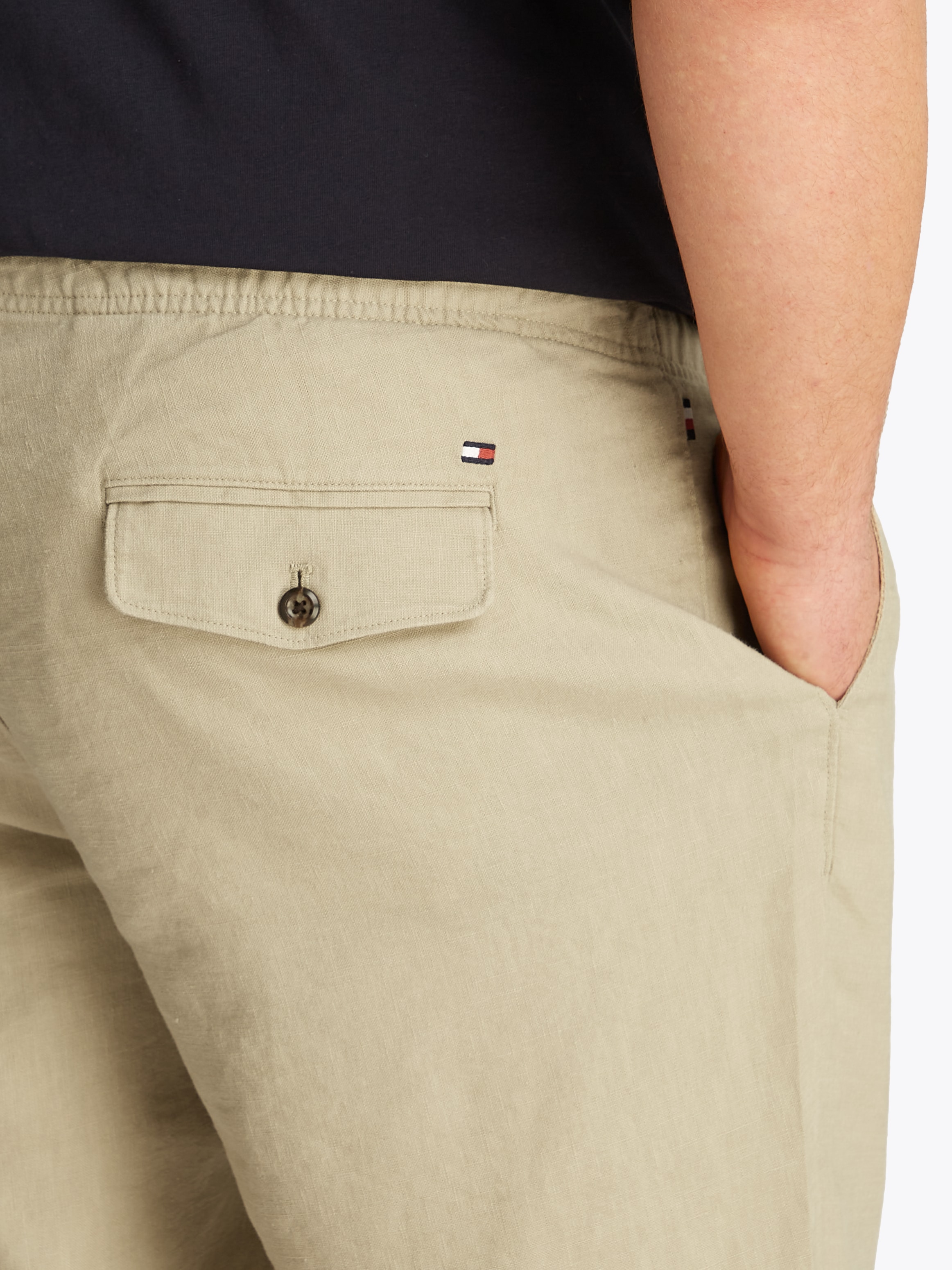 Tommy Hilfiger Big & Tall Shorts »BT-BROOKLYN PO LINEN SHORT-B«, Grosse Grössen