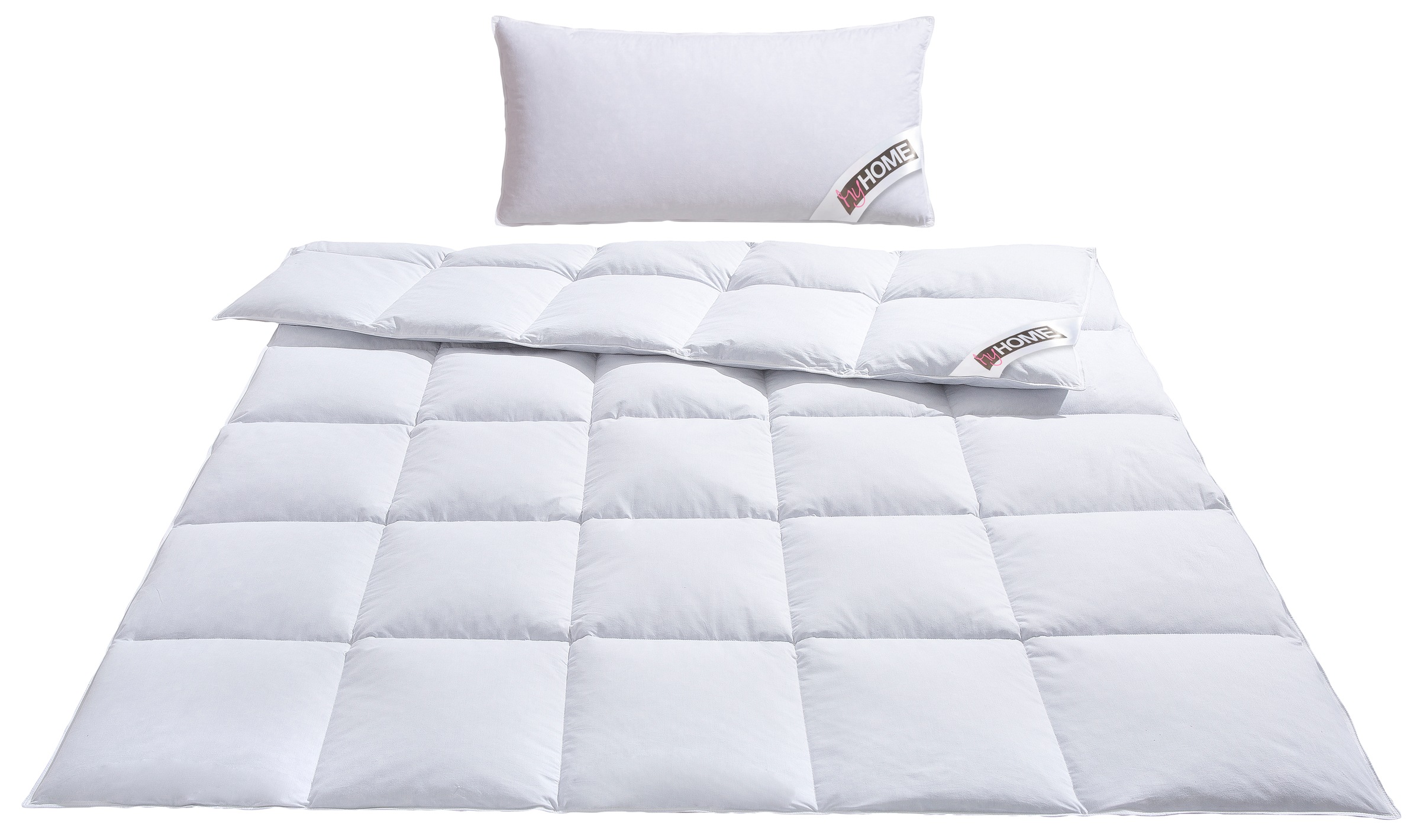 Image of my home Federbettdecke + Federkissen »Amy«, 135x200 cm Bettdecke, Spitzenqualität zum Superpreis bei Ackermann Versand Schweiz