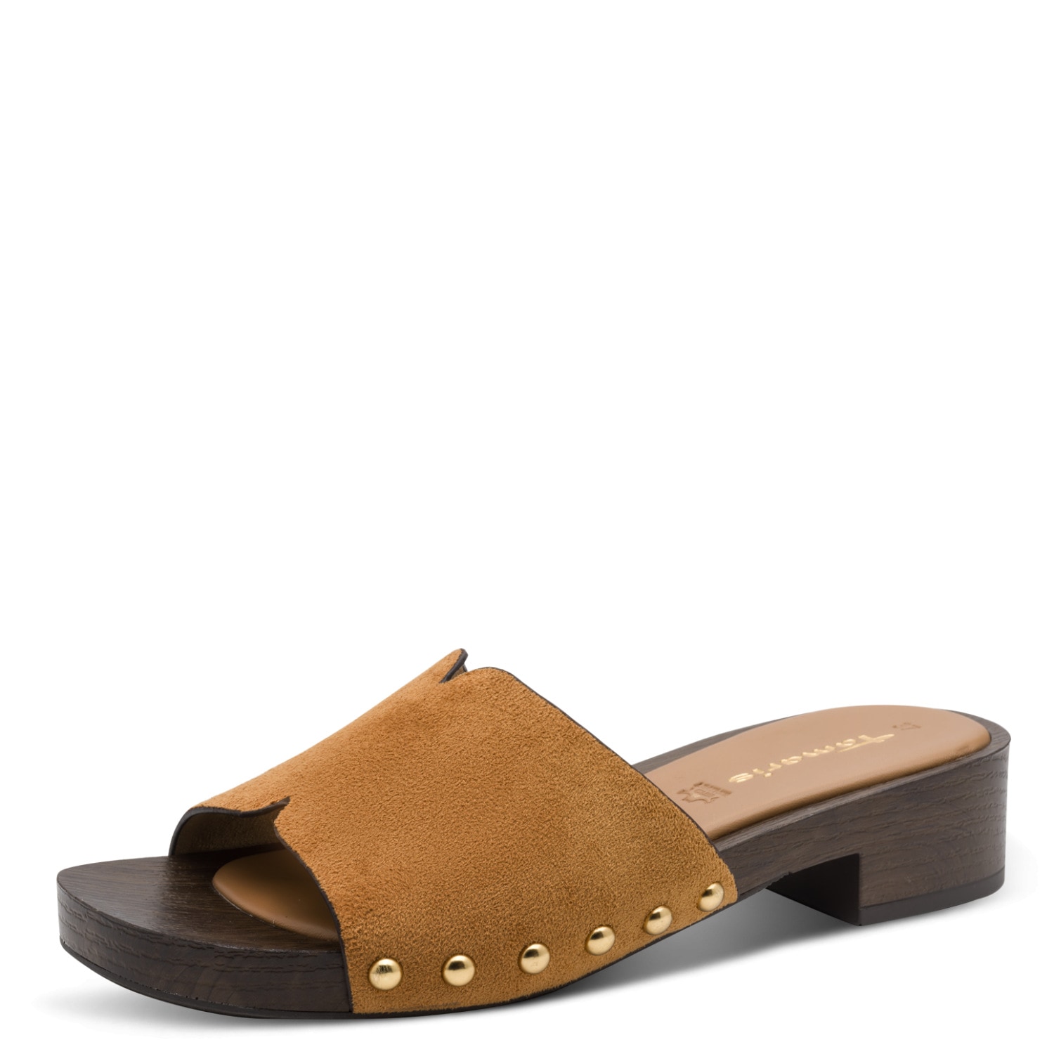 Image of Tamaris Pantolette Blockabsatz, Sommerschuh, Schlüpfschuh mit aufgesetzten Nieten