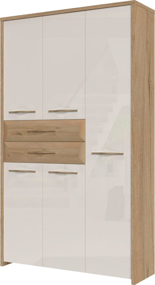 Image of GOODproduct Garderobenschrank "Gala" hochwertig UV lackiert, Soft-Close-Funktion, Höhe 192cm