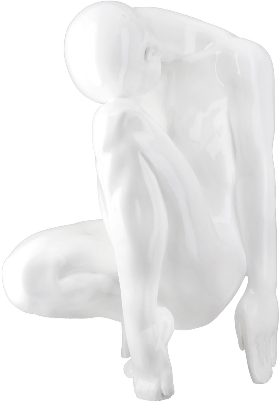 Casablanca by Gilde Figurine de décoration »Figur Frau Signora weiss H. 41 cm«