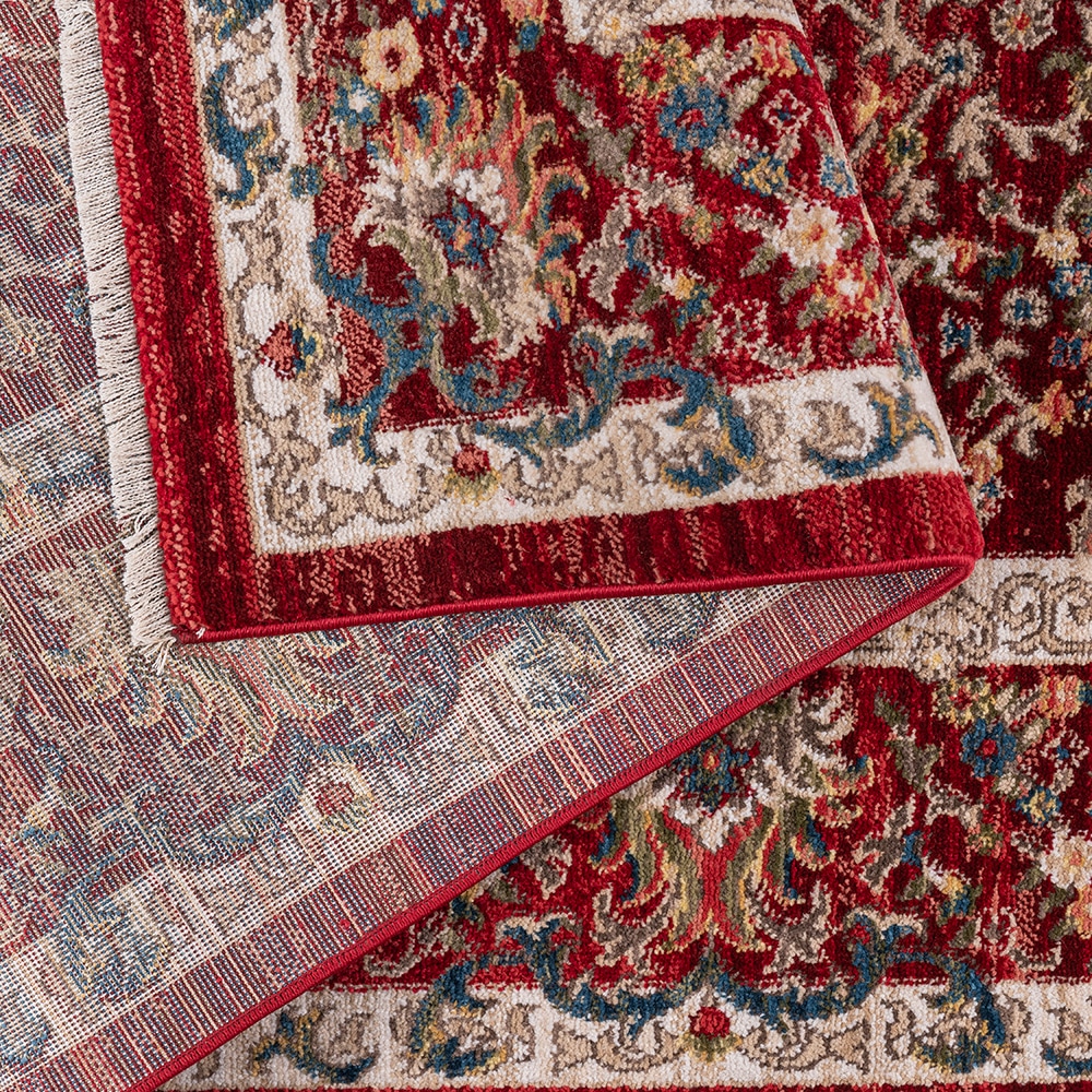 GOODproduct Tapis »Molvio, mit & ohne Fransen« Rectangulaire 18 mm Höhe Orient-Optik, Vintage Design, weich, Wohnzimmer, Schlafzimmer