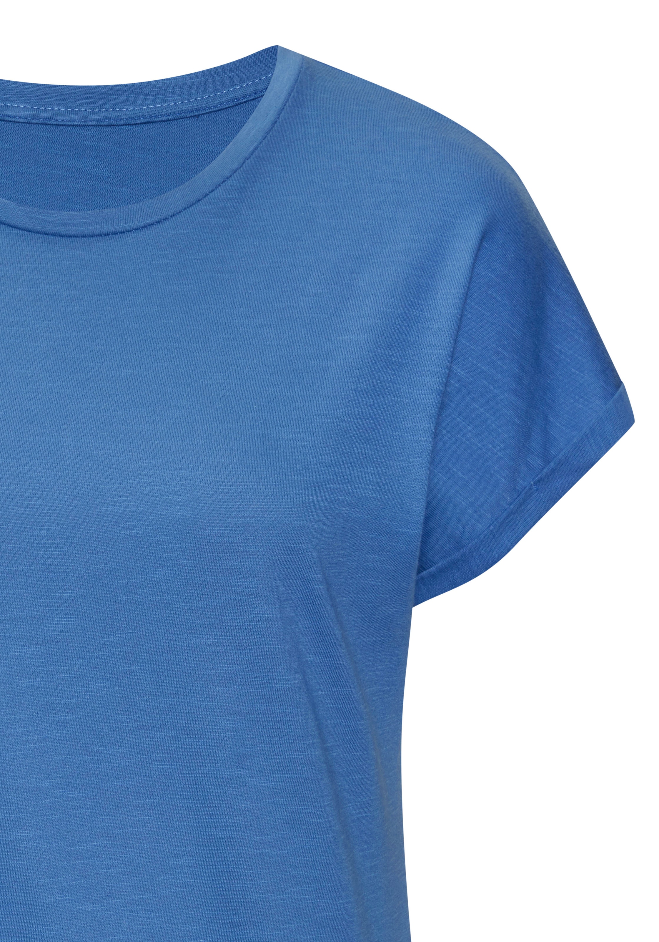Vivance T-Shirt »mit modischem Frontprint«, (2er-Pack), aus weicher Baumwoll-Qualität