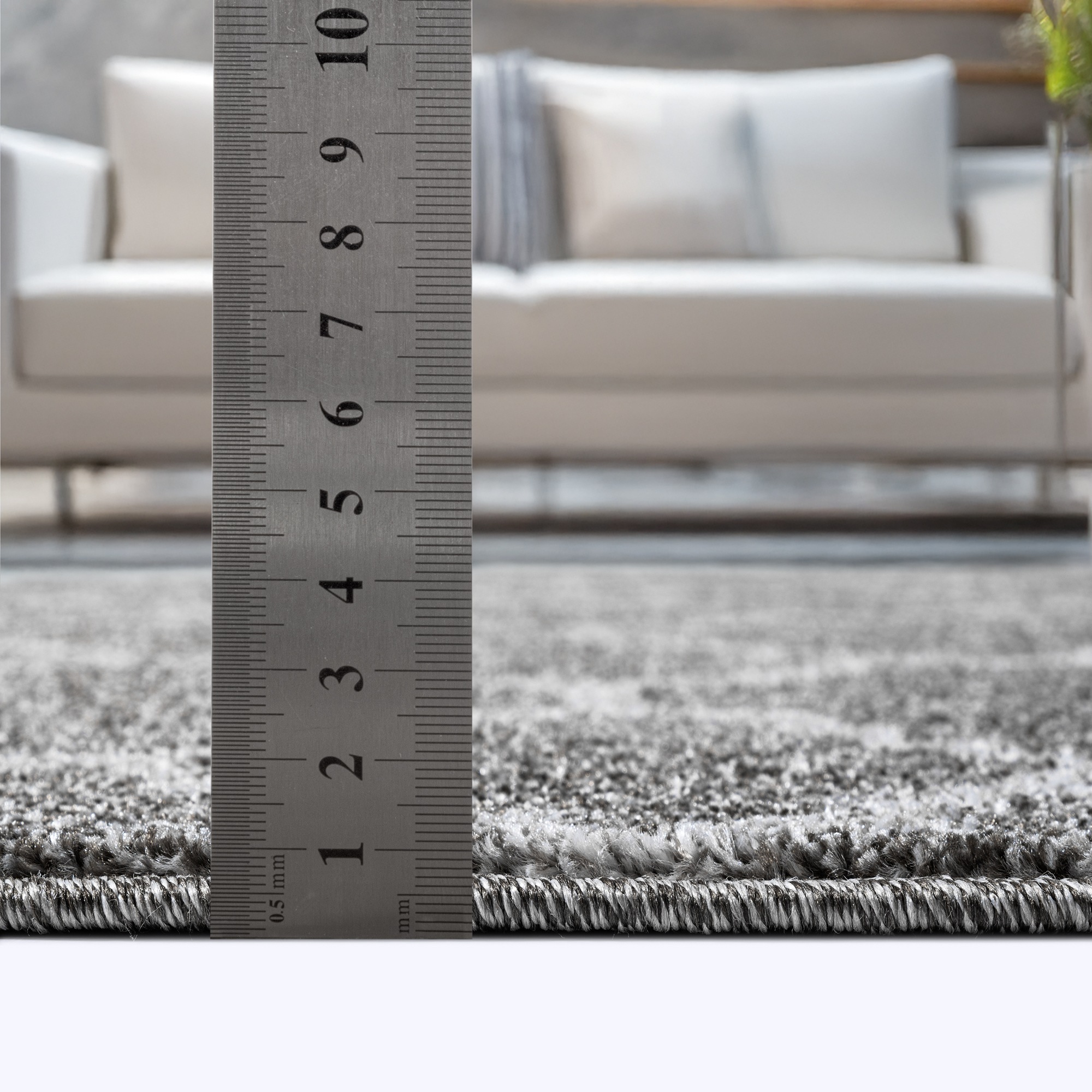 Sanat Teppich »Boho 8202  , auch als Läufer und in Rund« rechteckig 10 mm Höhe Kurzflor, robust, Boho, Scandic, für Fussbodenheizung geeignet