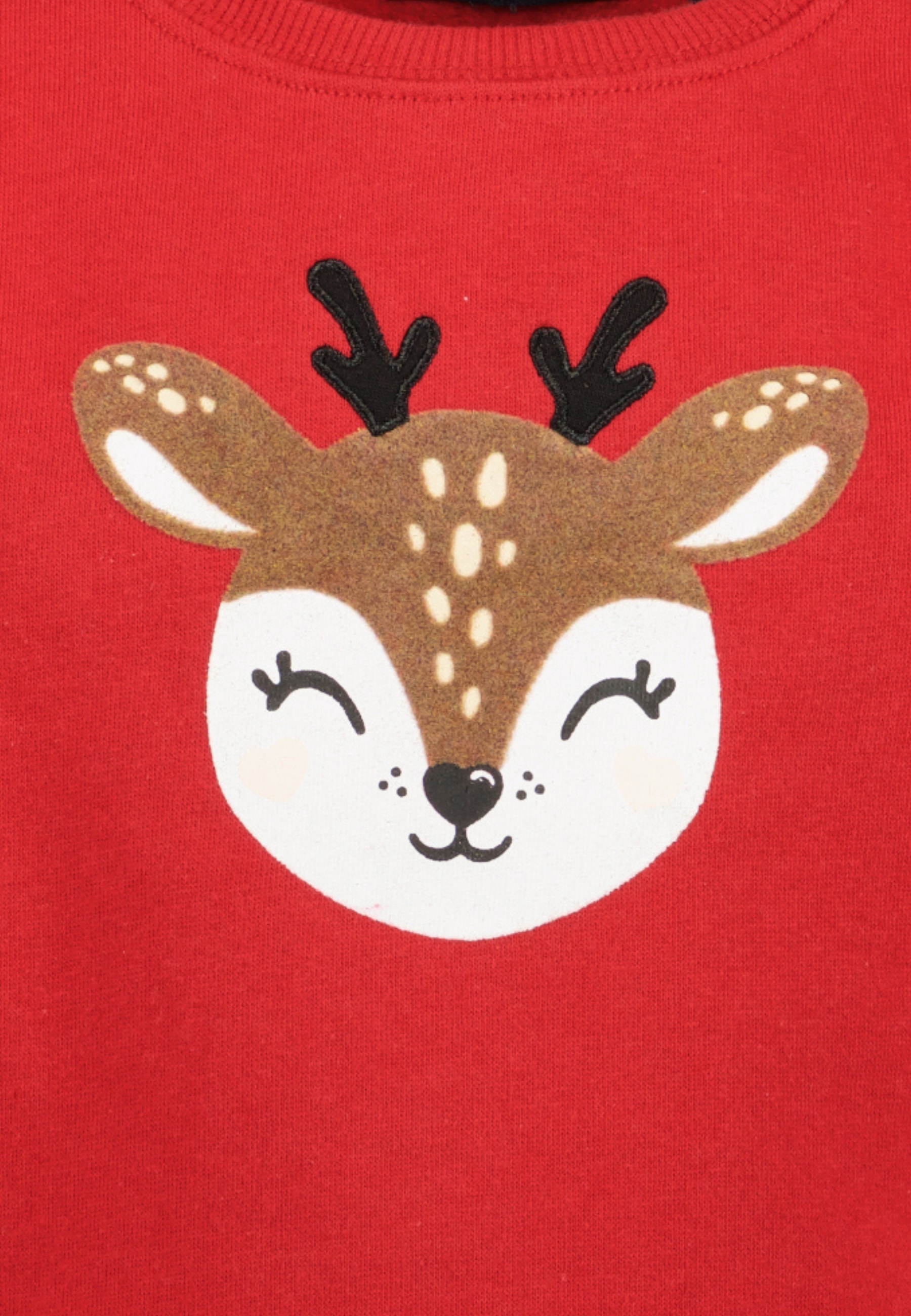 Blue Seven Sweatshirt , mit weihnachtlichen Motiven
