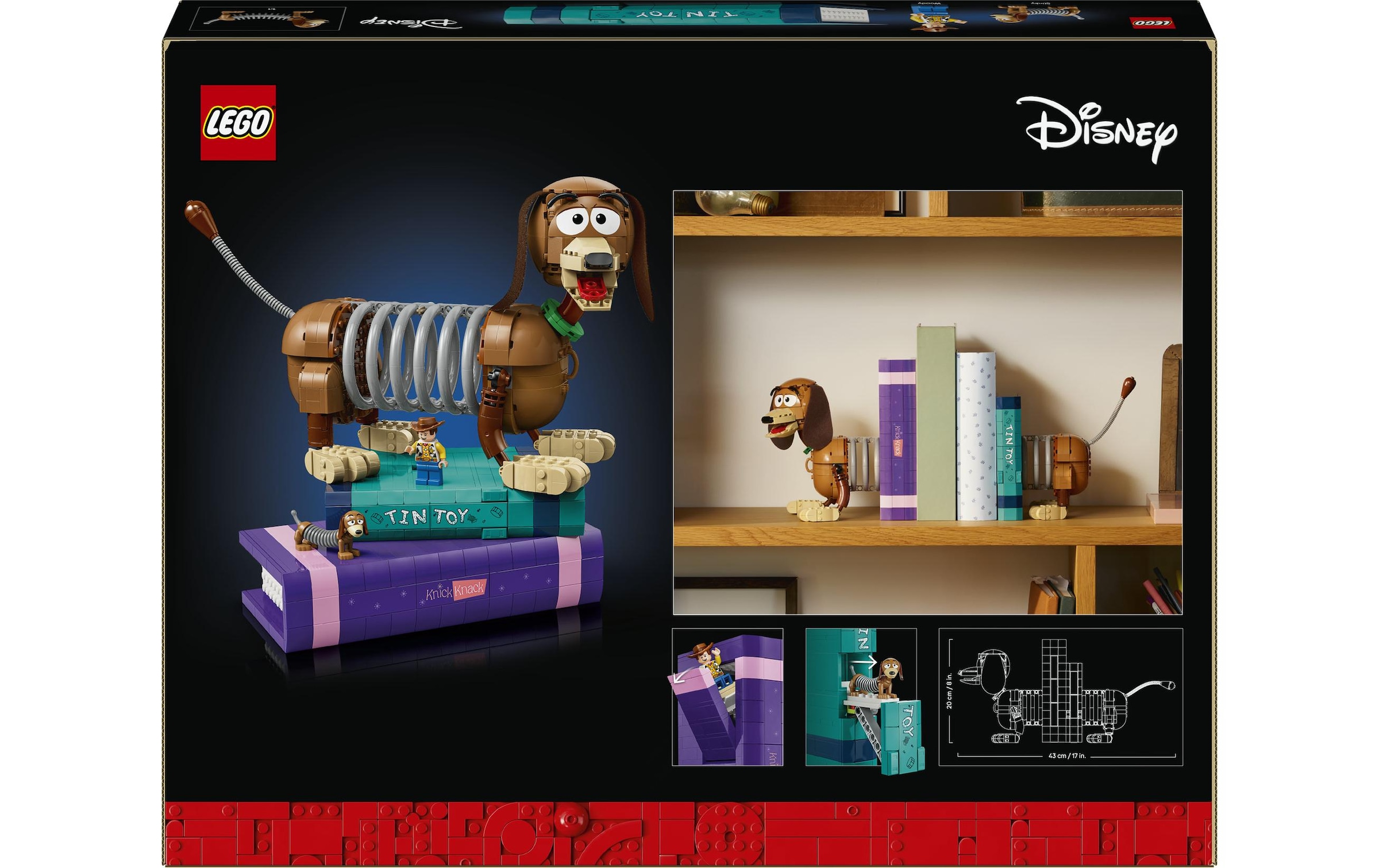 LEGO® Konstruktionsspielsteine »Toy Story: Slinky-Buchstützen (43301), LEGO Disney Pixar«