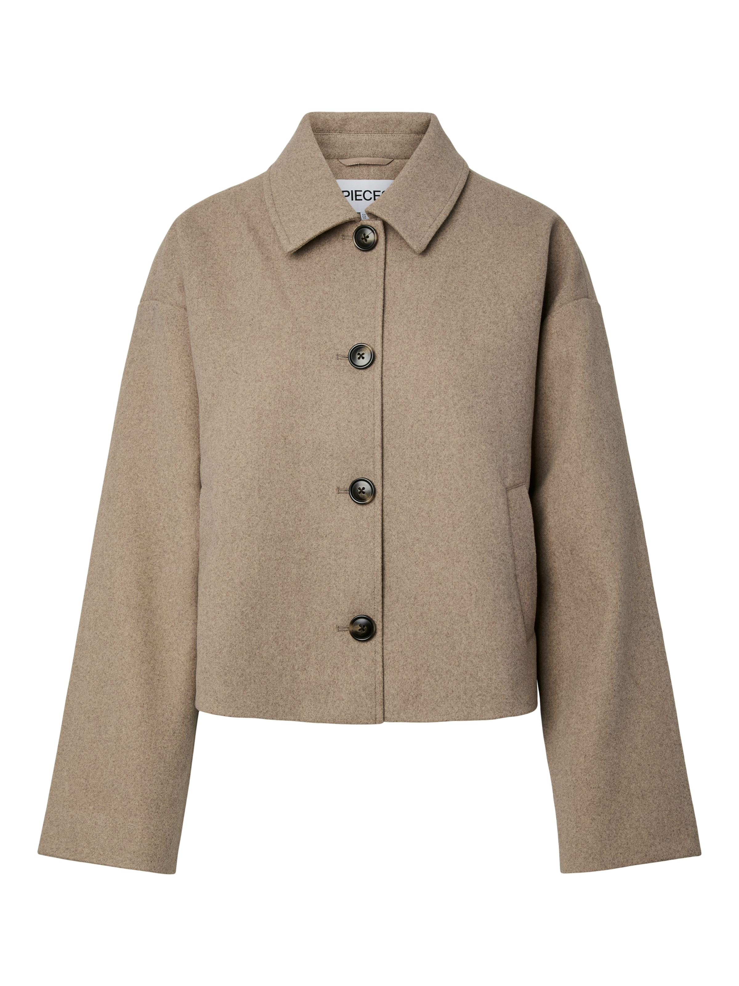 pieces Veste courte »PCAYA SHORT COAT NOOS BC« fibre synthétique