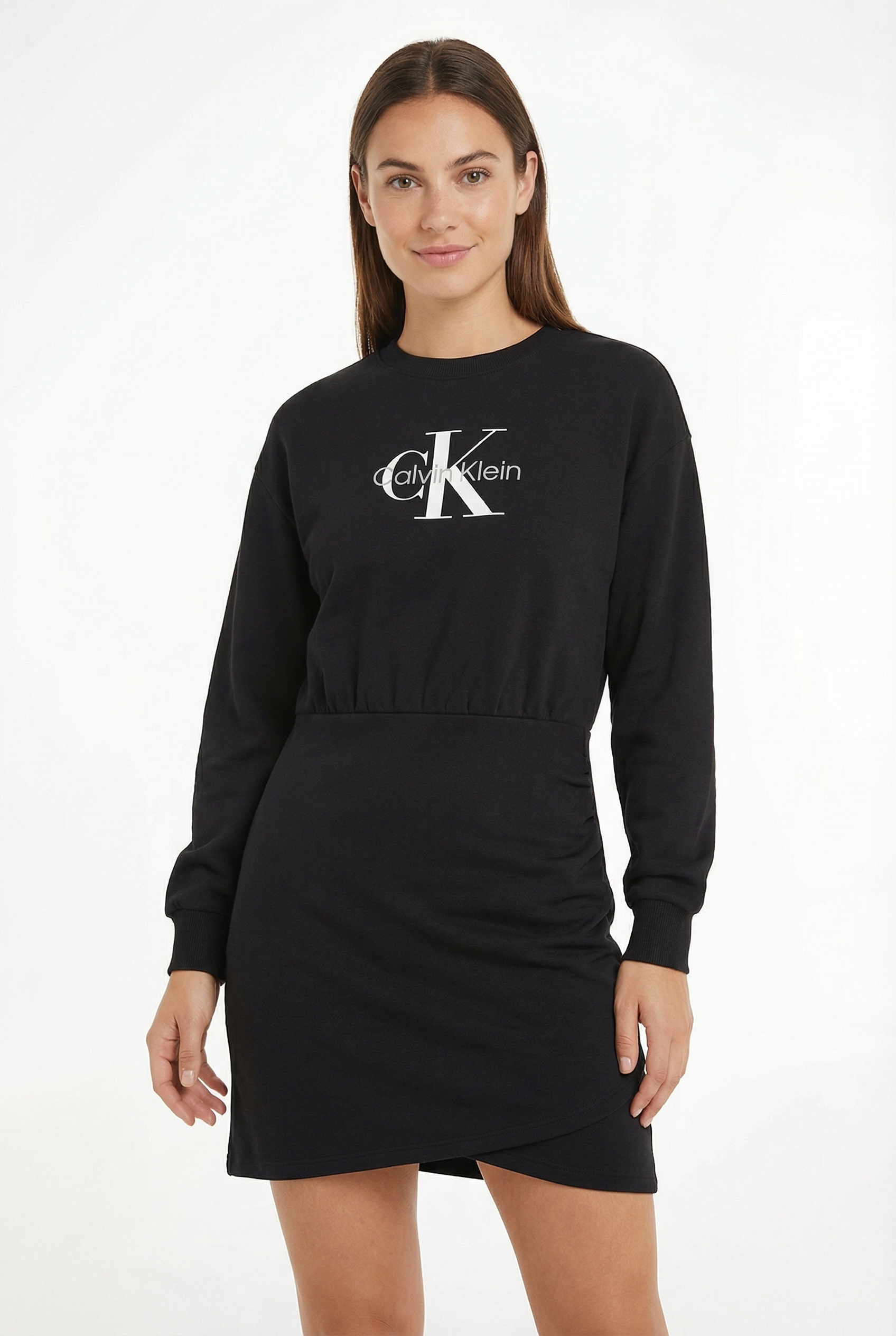Image of Calvin Klein Jeans Sweatkleid Ohne Tasche Regular fit mit Rundhalsausschnitt