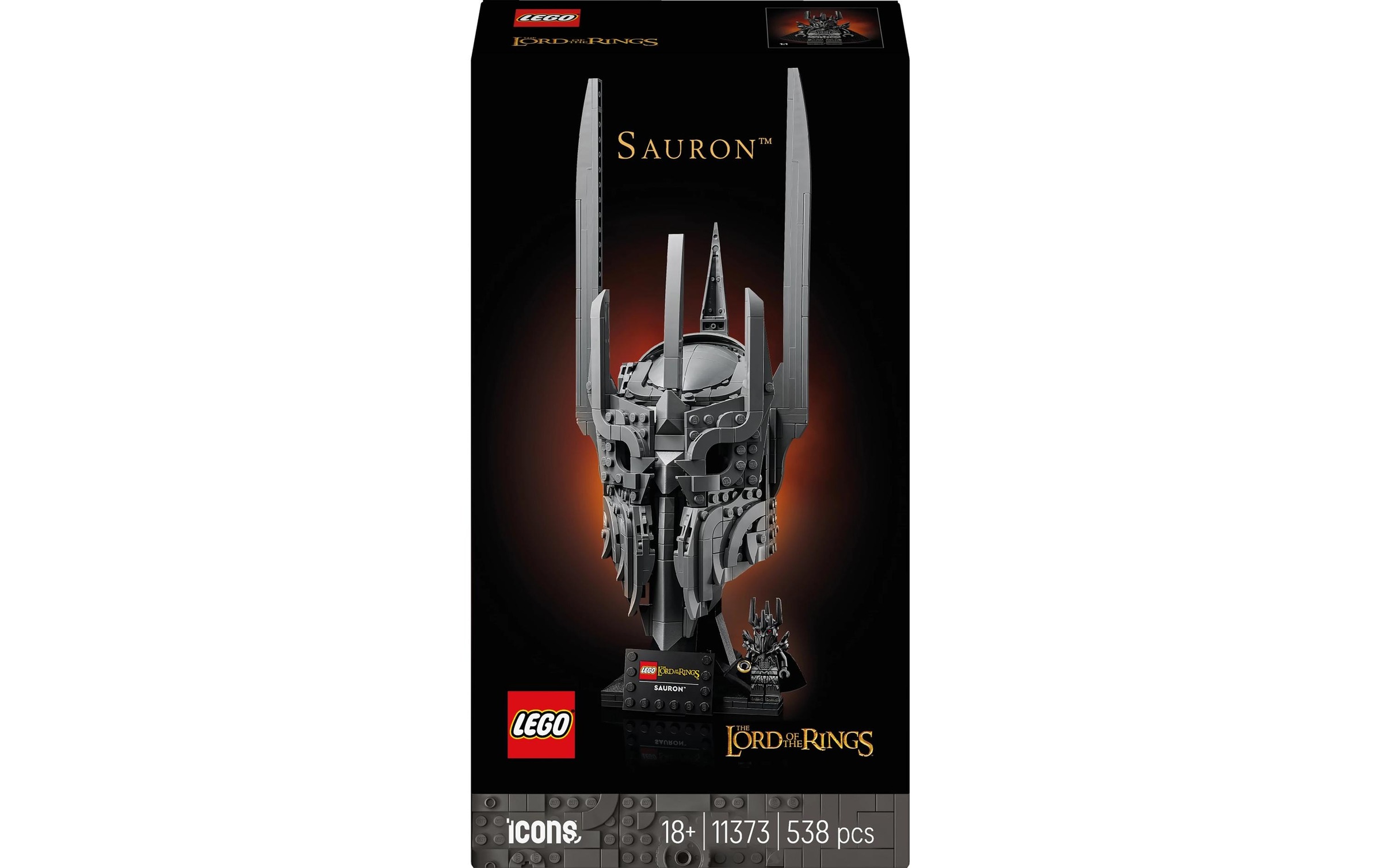 Image of LEGO Konstruktionsspielsteine "Icons Der Herr der Ringe: Saurons Helm 11373"
