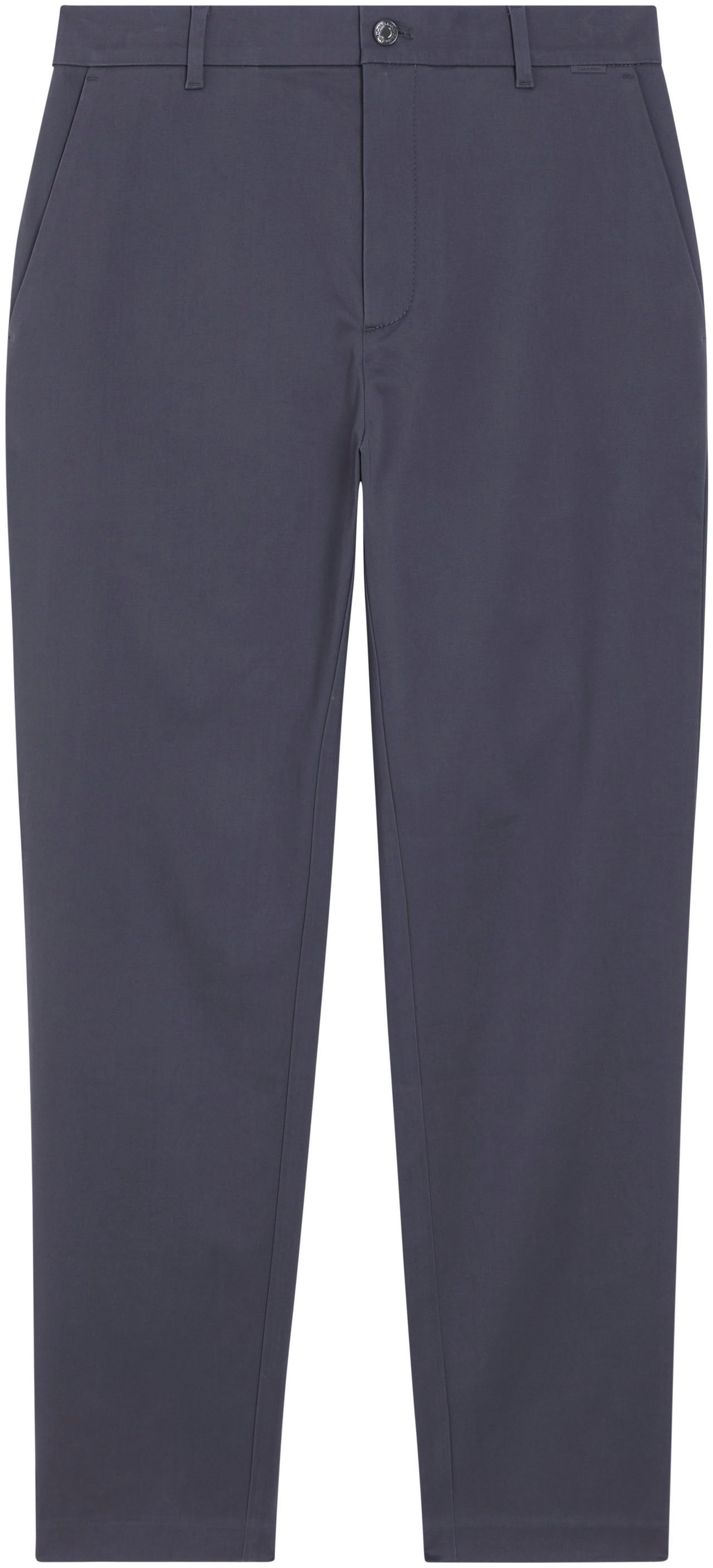 Calvin Klein Chinohose »SATEEN STRETCH TAPERED«, mit Logoprägung