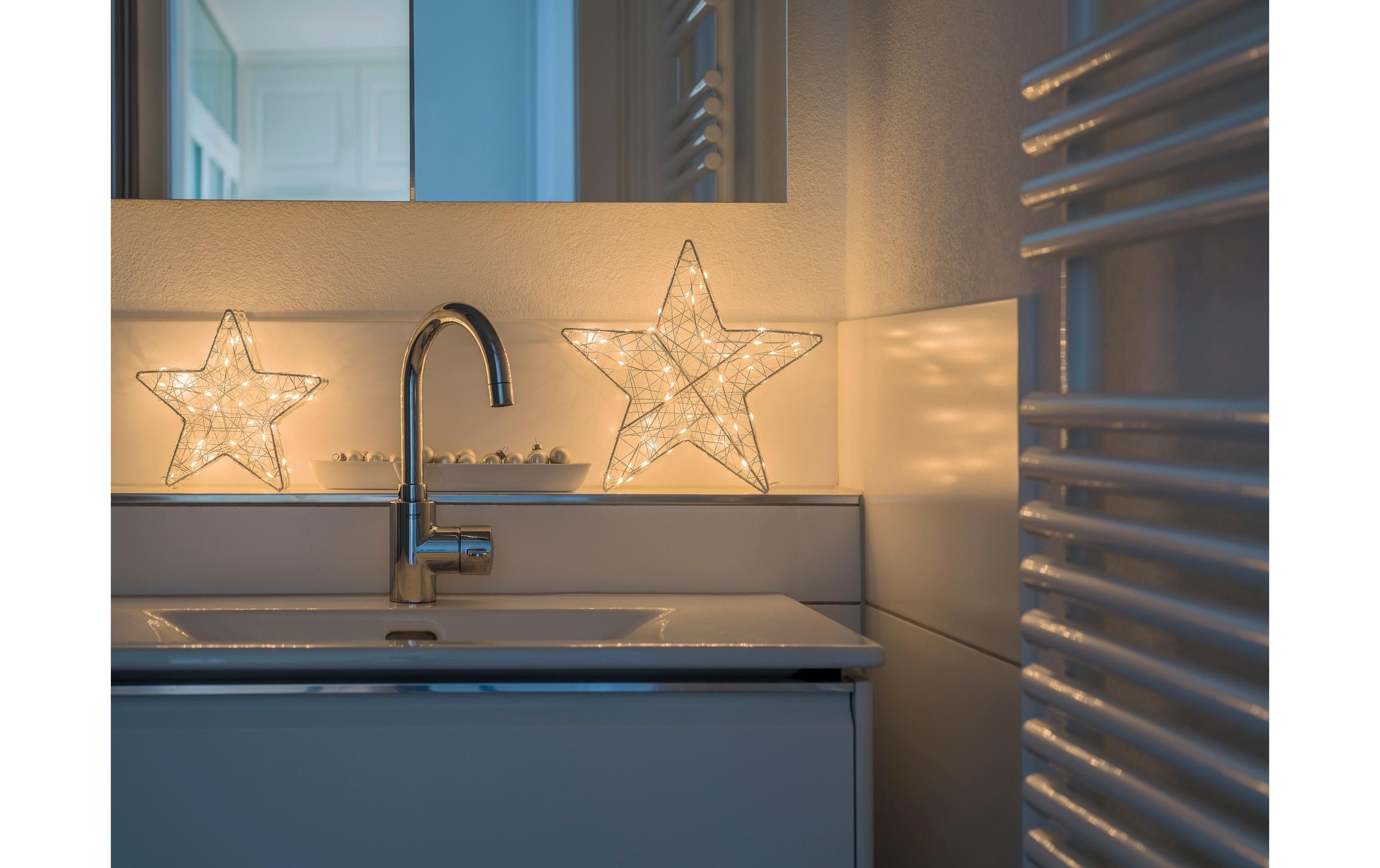 STT Lumière décorative LED »Tischdeko 3D Star Bianco S, 20«