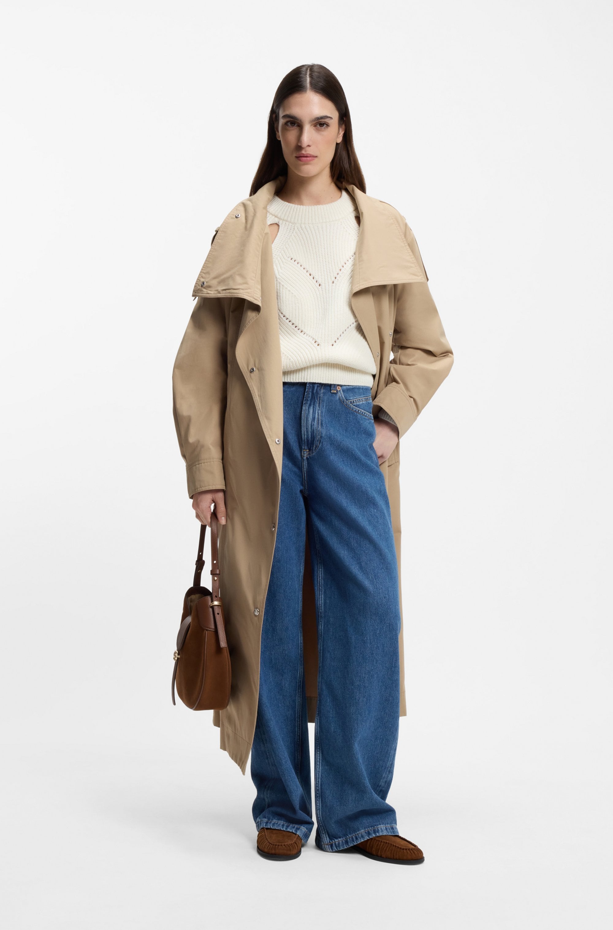 BOSS ORANGE Jeans large »MARLENE HR 10.0 Premium Damenmode« mit hohem Bund