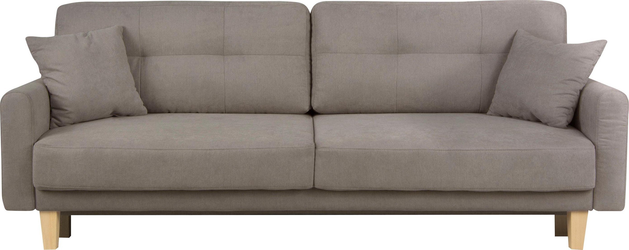 Image of Home affaire 3-Sitzer »Triplo«, wahlweise mit Bettfunktion und Bettkasten, Zierkissen bei Ackermann Versand Schweiz