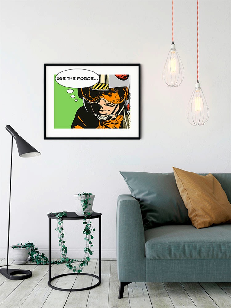 Komar Bild »Star Wars Classic Comic Quote Luke«, Star Wars, (1 St.), Wandbild zur Dekoration im Kinderzimmer - ohne Rahmen