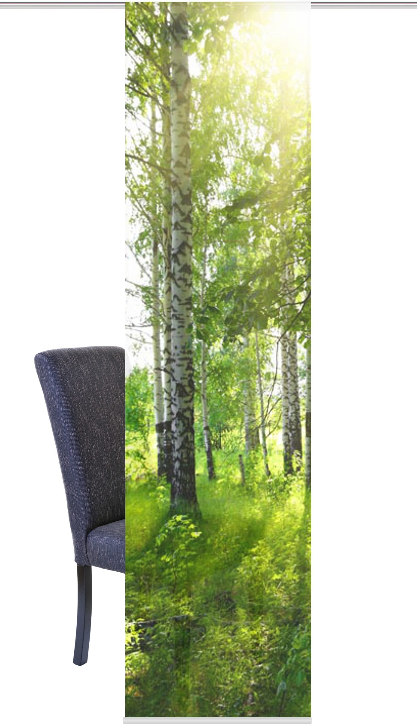 Image of HOME WOHNIDEEN Schiebegardine »NEWCASTLE«, (1 St.), HxB: 245x60, inkl. Befestigungszubehör bei Ackermann Versand Schweiz