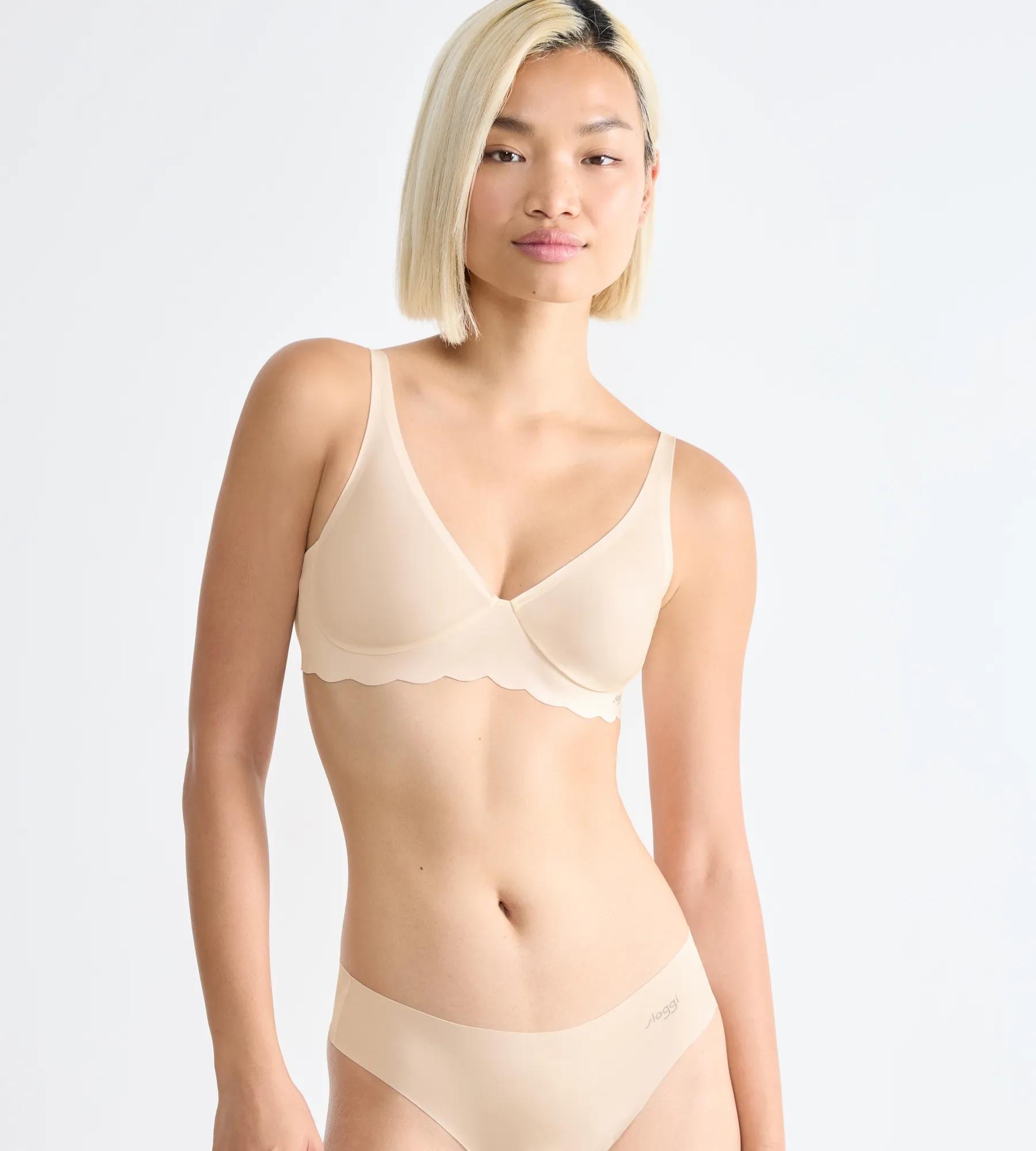 Image of sloggi Soft-BH "ZERO Microfibre 2.0" nahtlos, mittlerer Halt, Microfaser, weich
