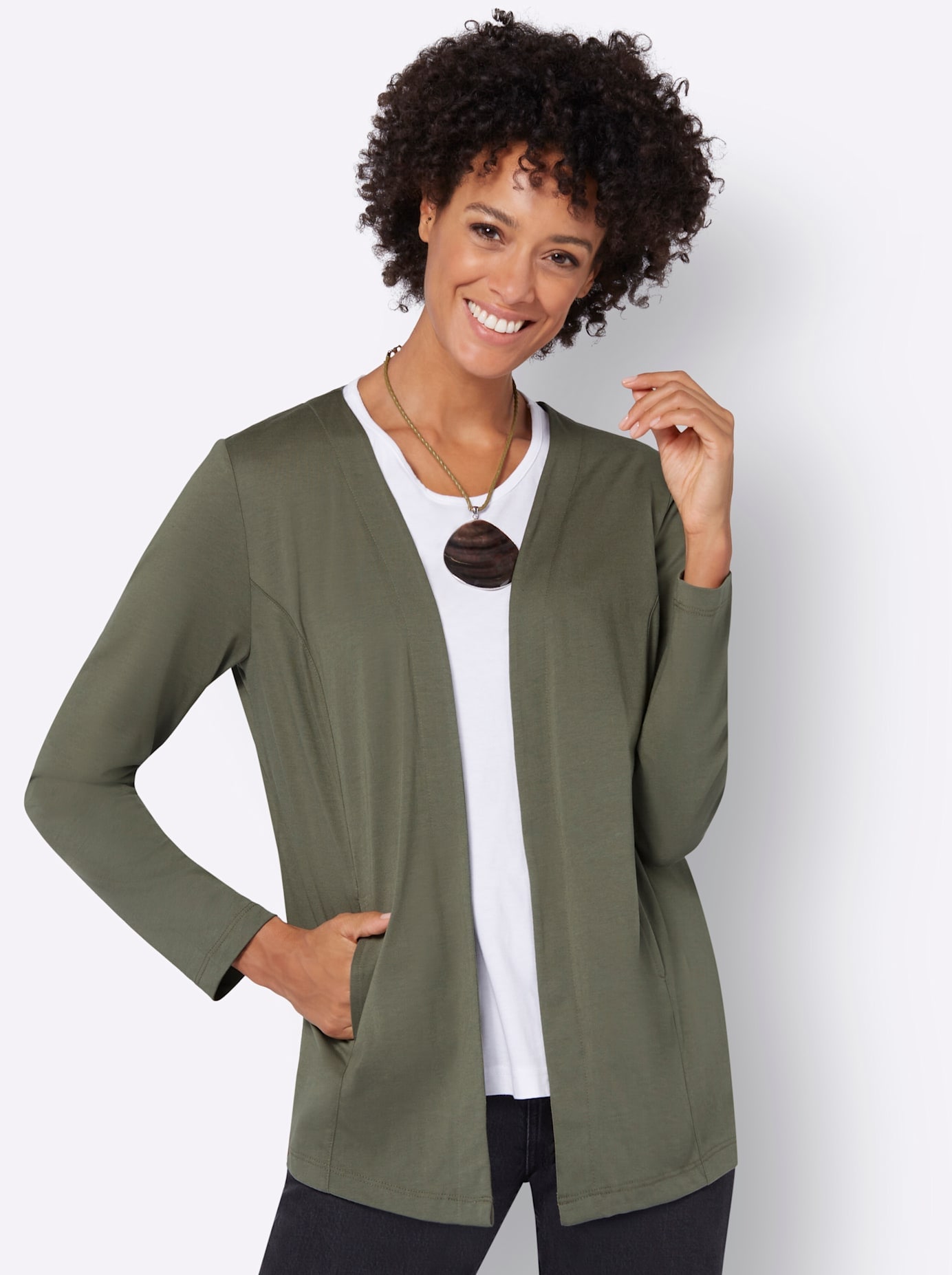 Casual Looks Shirtjacke »Shirtjacke«, (1 tlg.)