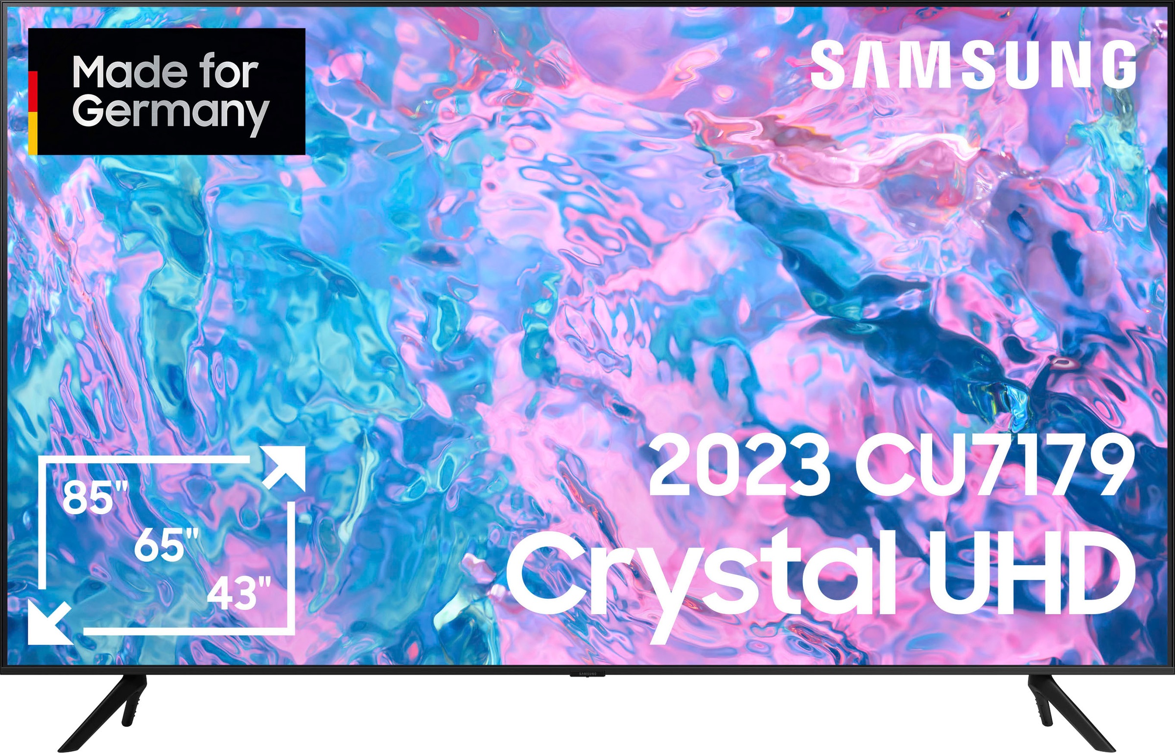 Samsung LED-Fernseher »GU55CU7179U«, 4K Ultra HD, Smart-TV, PurColor,Crystal Prozessor 4K,Gaming Hub,Smart Hub & Gaming Hub