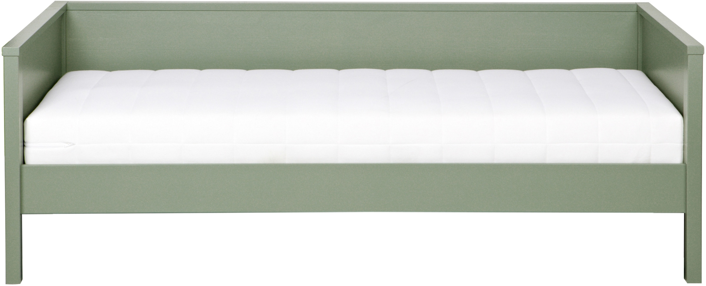 WOOOD Bettgestell »Nikki FSC®-Kiefernholz gebürstet, H 73 x B 208 x D 100 cm« Matratzenmass 90x200 cm, Schublade optional, mit akzentuierter Maserung