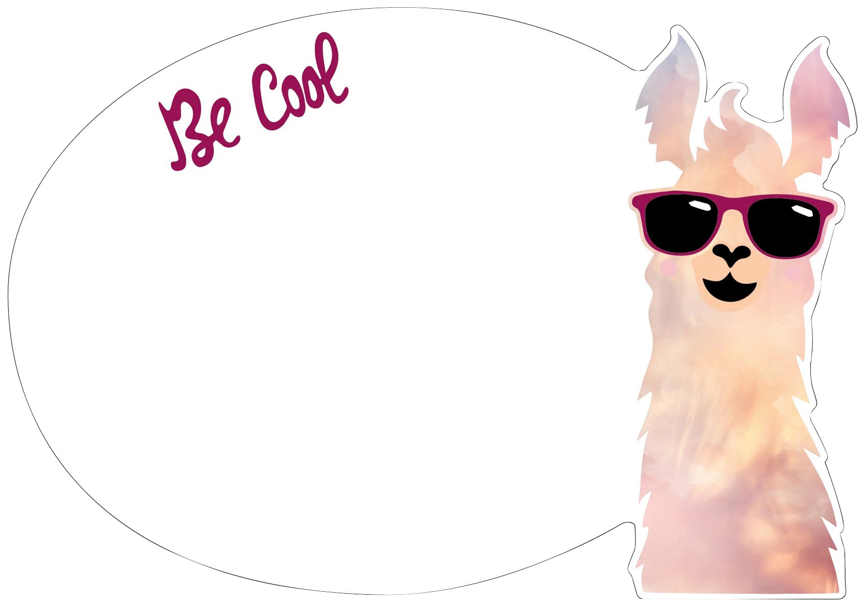 Wandsticker »Memo Kids Be cool«, (1 St.), mit Whiteboard-Oberfläche