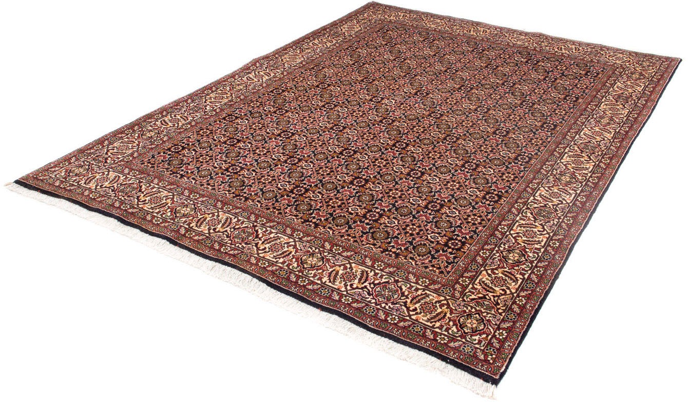 Image of morgenland Orientteppich »Perser - Bidjar - 243 x 171 cm - dunkelblau«, rechteckig, 15 mm Höhe, Wohnzimmer, Handgeknüpft, Einzelstück mit Zertifikat bei Ackermann Versand Schweiz