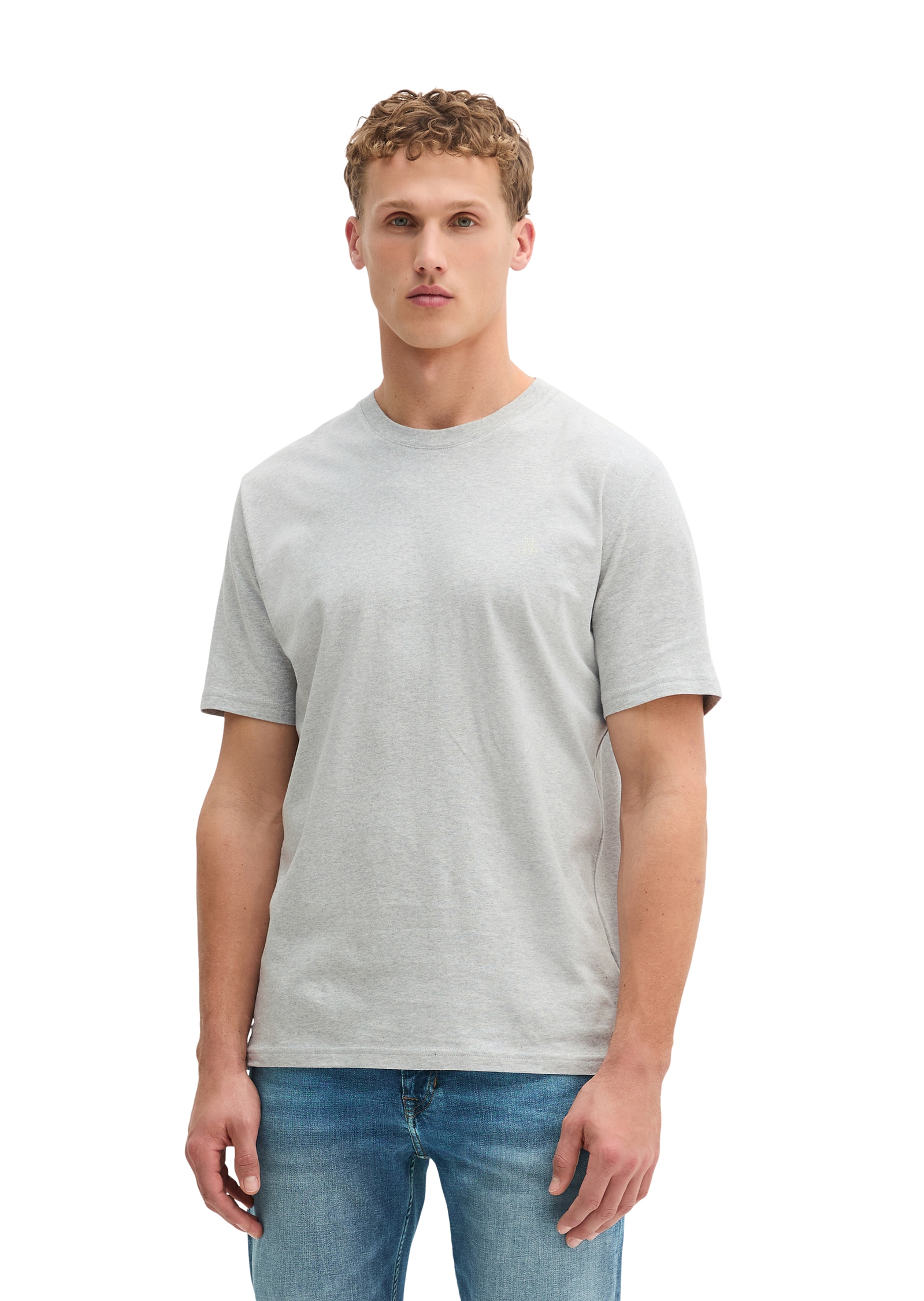 Image of Marc OPolo T-Shirt Logo-T-Shirt aus Bio-Baumwolle