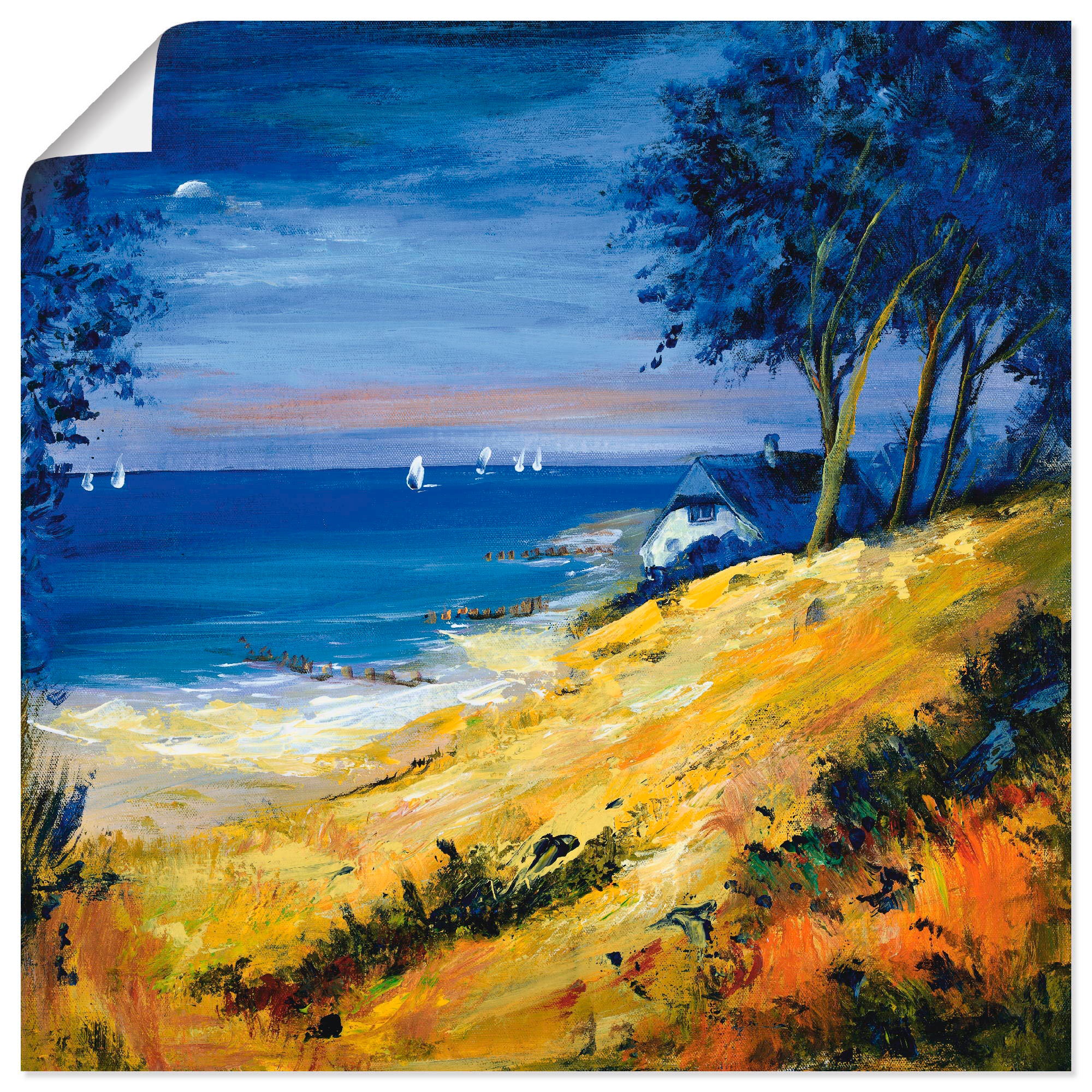 Image of Artland Poster "Das Meer zu Hause" Gewässer 1 Stk. tlg. ohne Rahmen